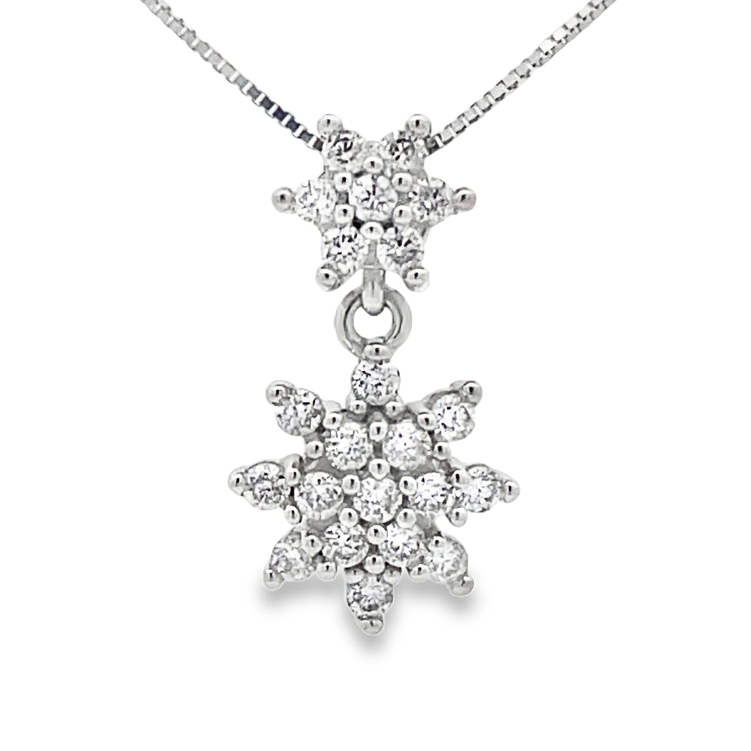 Lab Grown Diamond Fashion Pendants 10KT White Gold on sale at MyriadMart