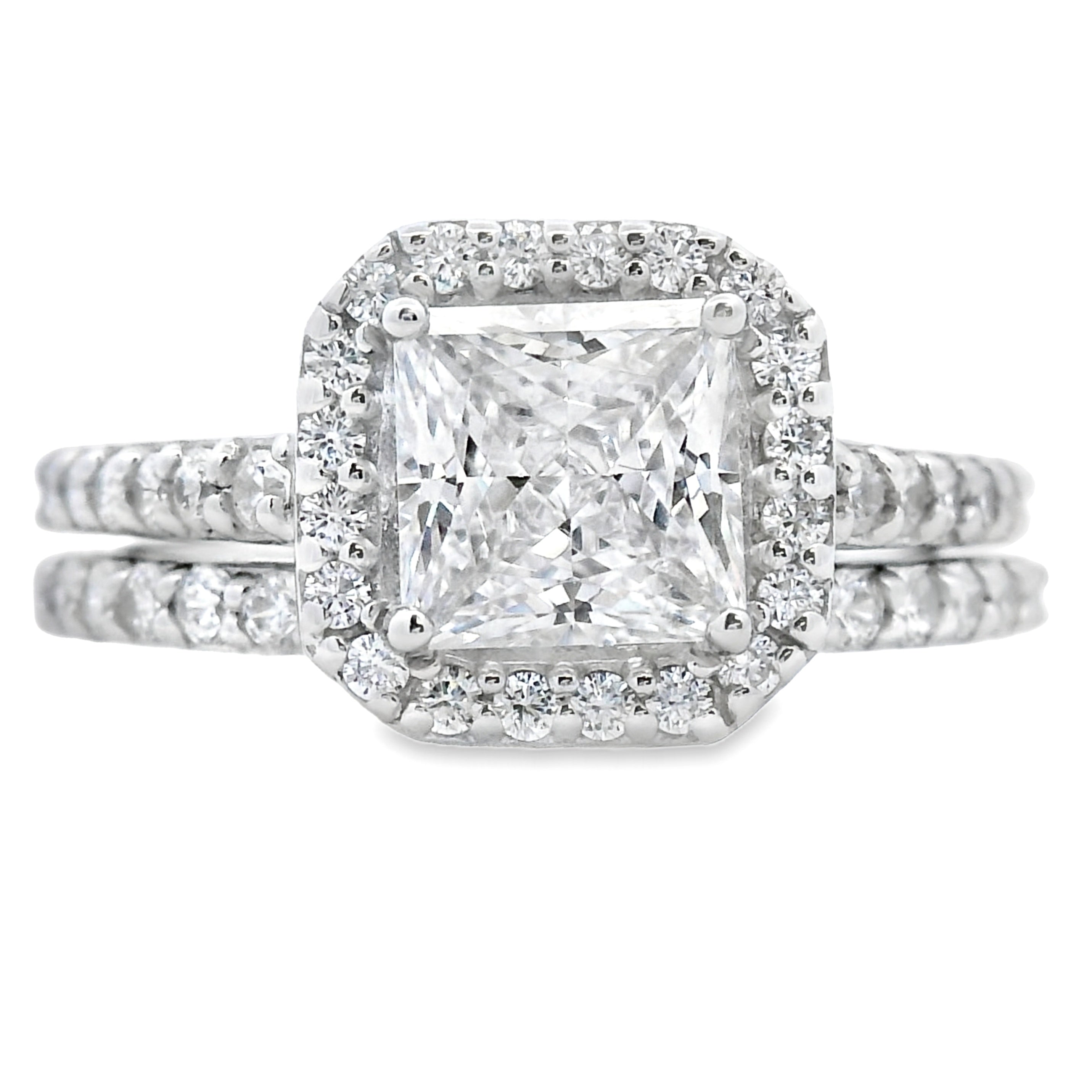 Cubic Zirconia CZ SS Bridal Sterling Silver on sale at MyriadMart
