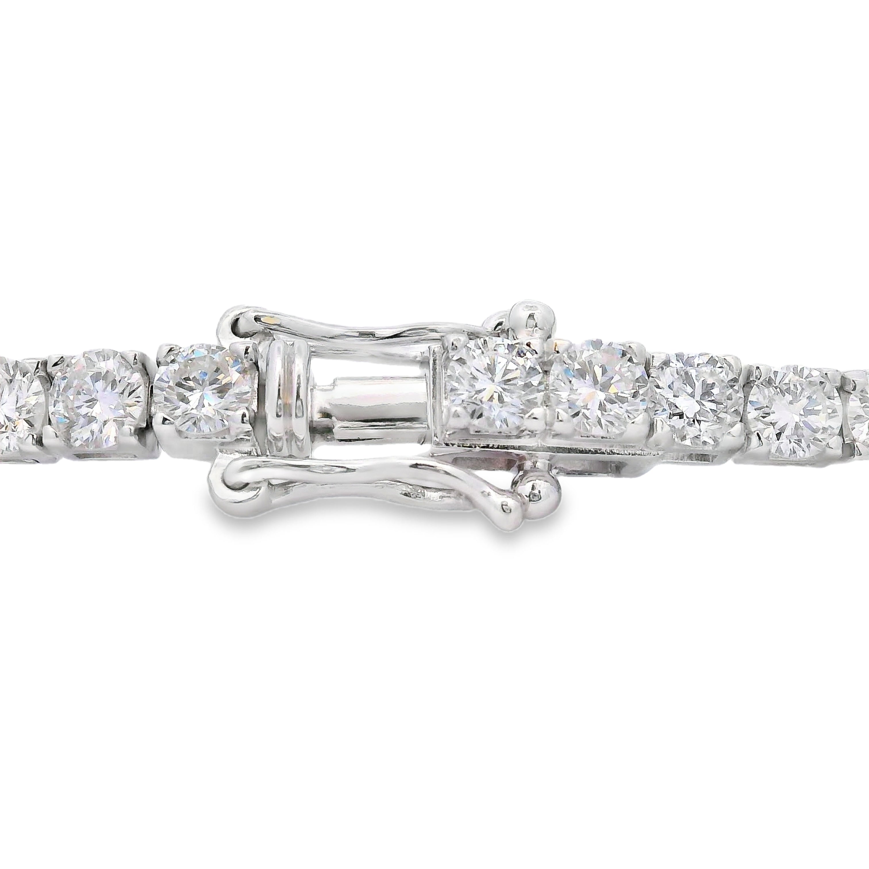 Lab Grown Diamond Tennis Bracelet Sterling Silver on sale at MyriadMart