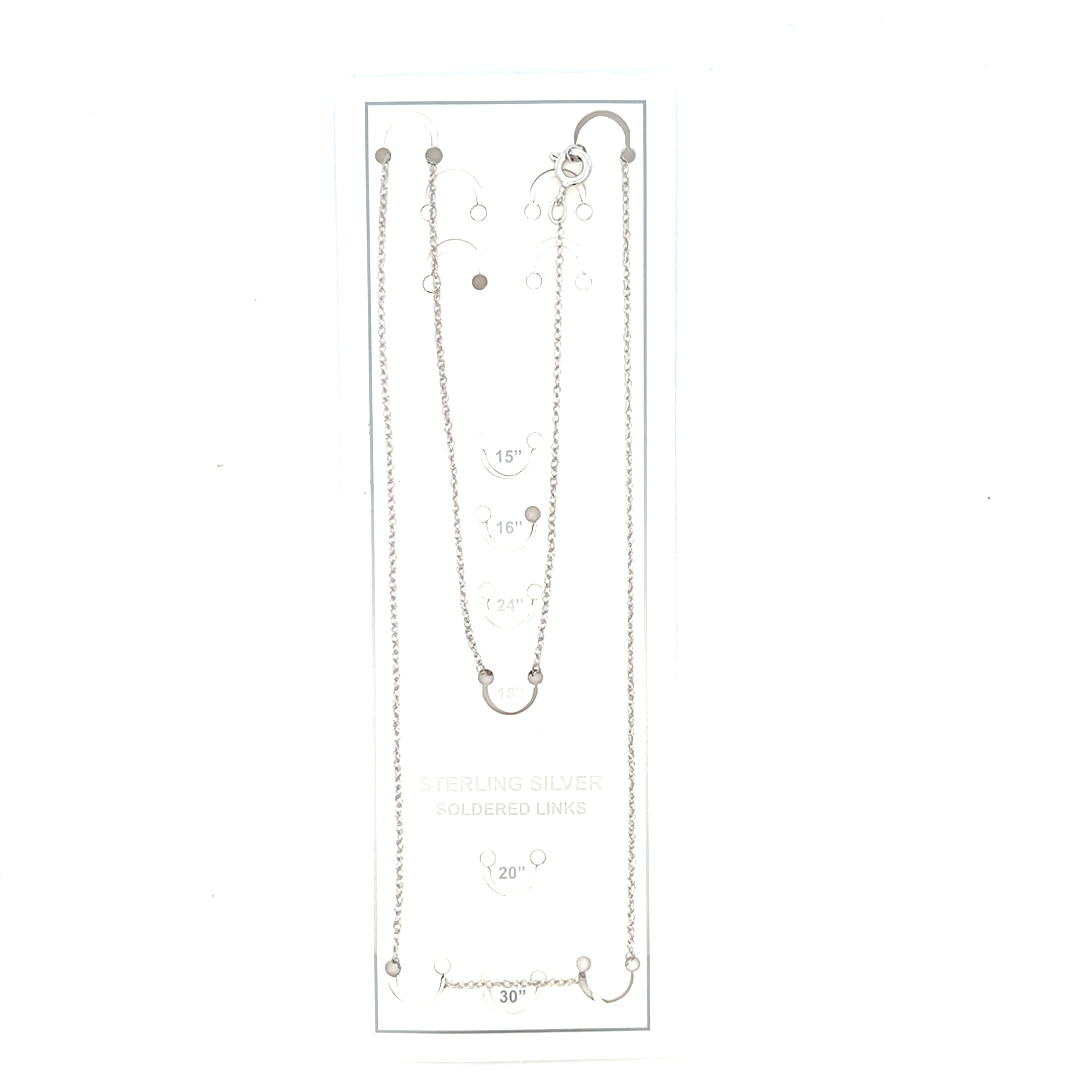 Womens chains Sterling Silver on sale at MyriadMart