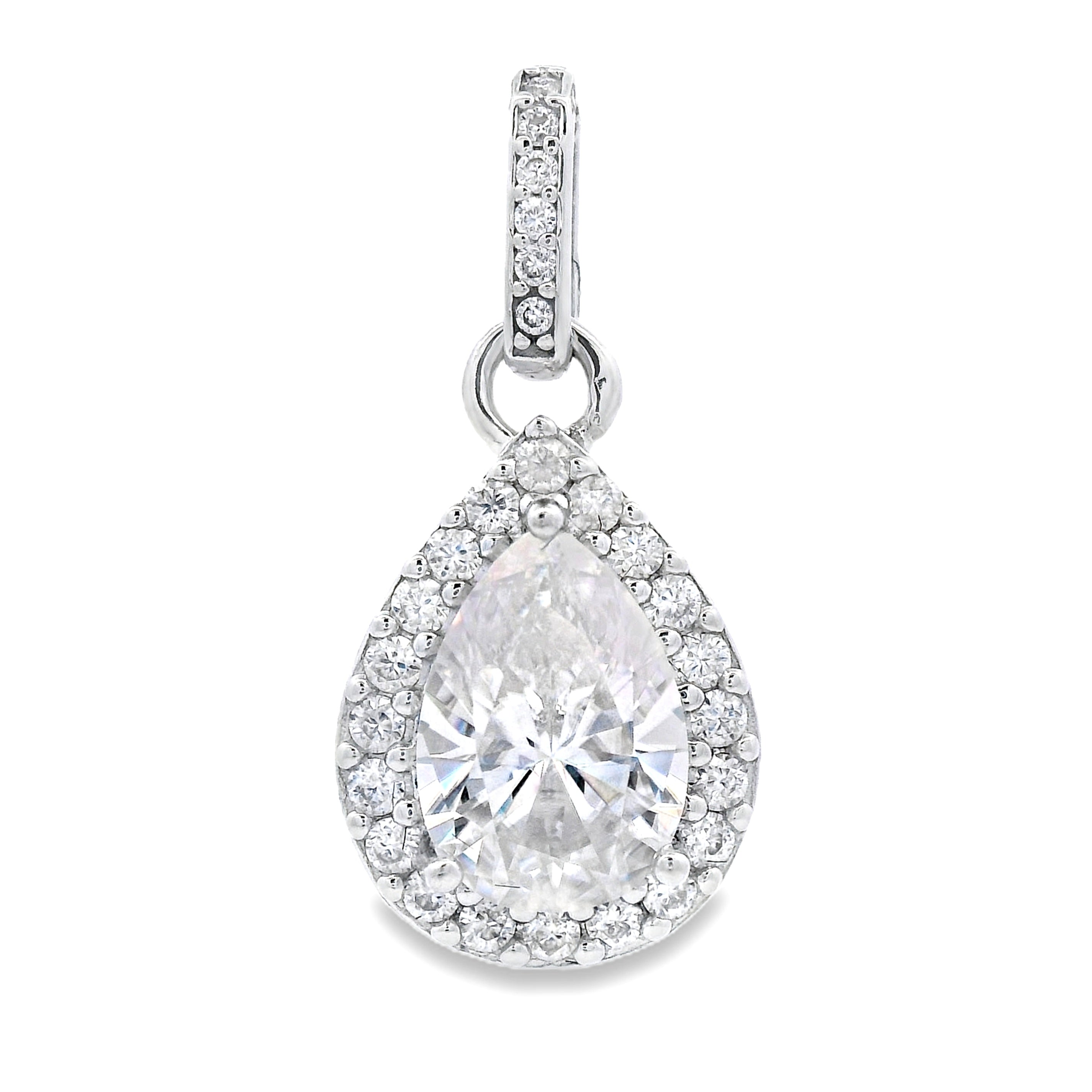 4.23ct Moissanite Fashion Pendants Sterling Silver on sale at MyriadMart