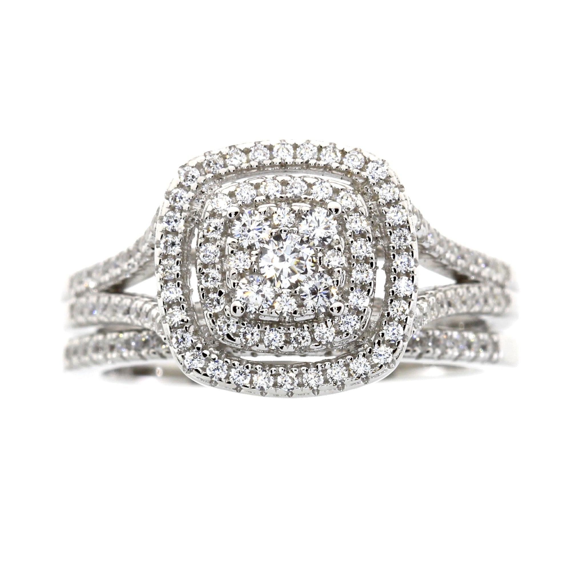 Cubic Zirconium CZ SS Bridal Sterling Silver on sale at MyriadMart