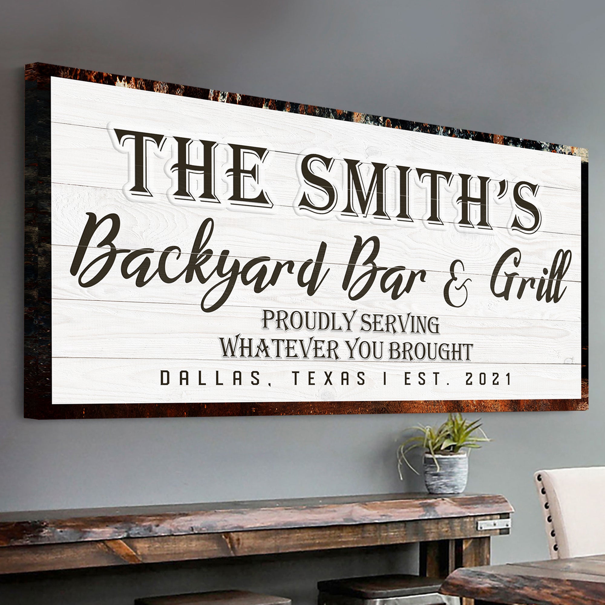 Backyard Bar & Grill Sign XIX on sale at MyriadMart