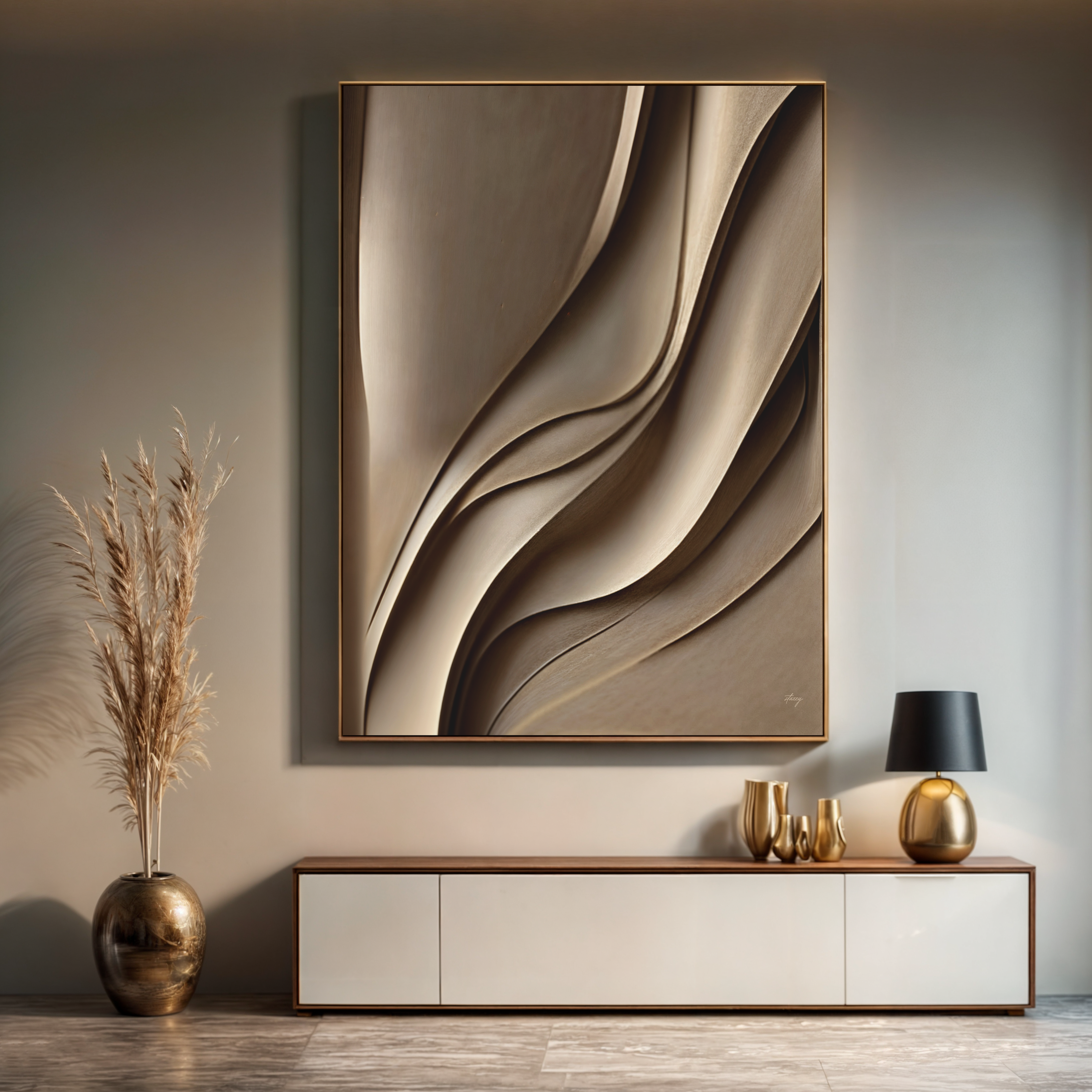 Canvas Print: "Drifted Elegance" on sale at MyriadMart