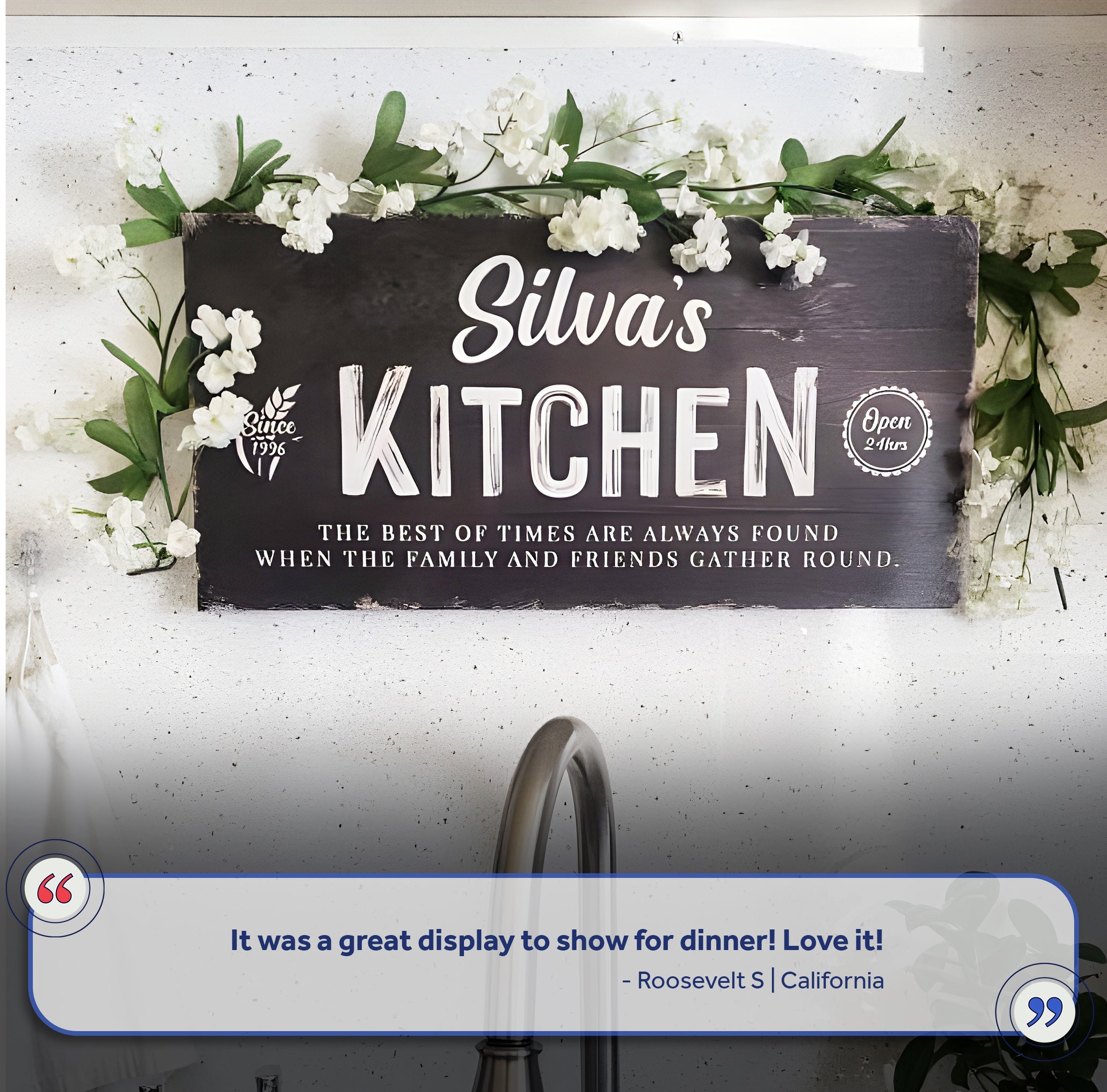 Family Kitchen Sign II on sale at MyriadMart