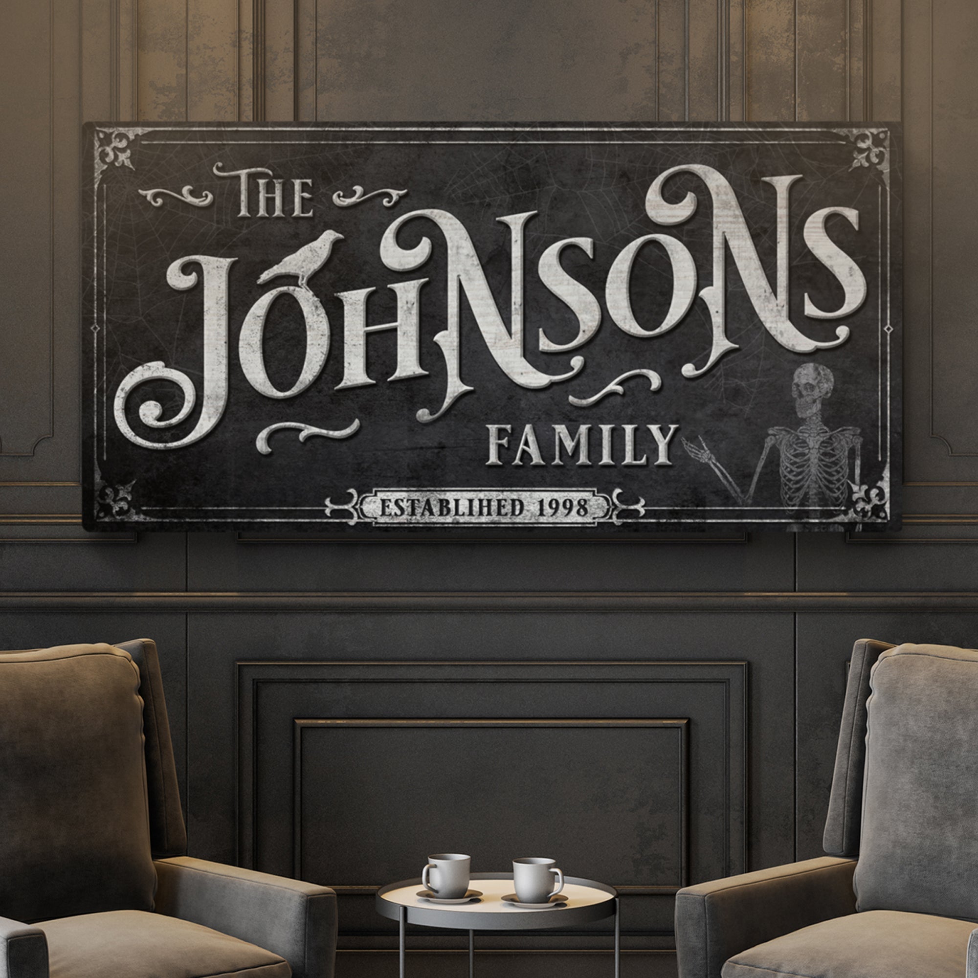 Personalized Gothic Sign III on sale at MyriadMart