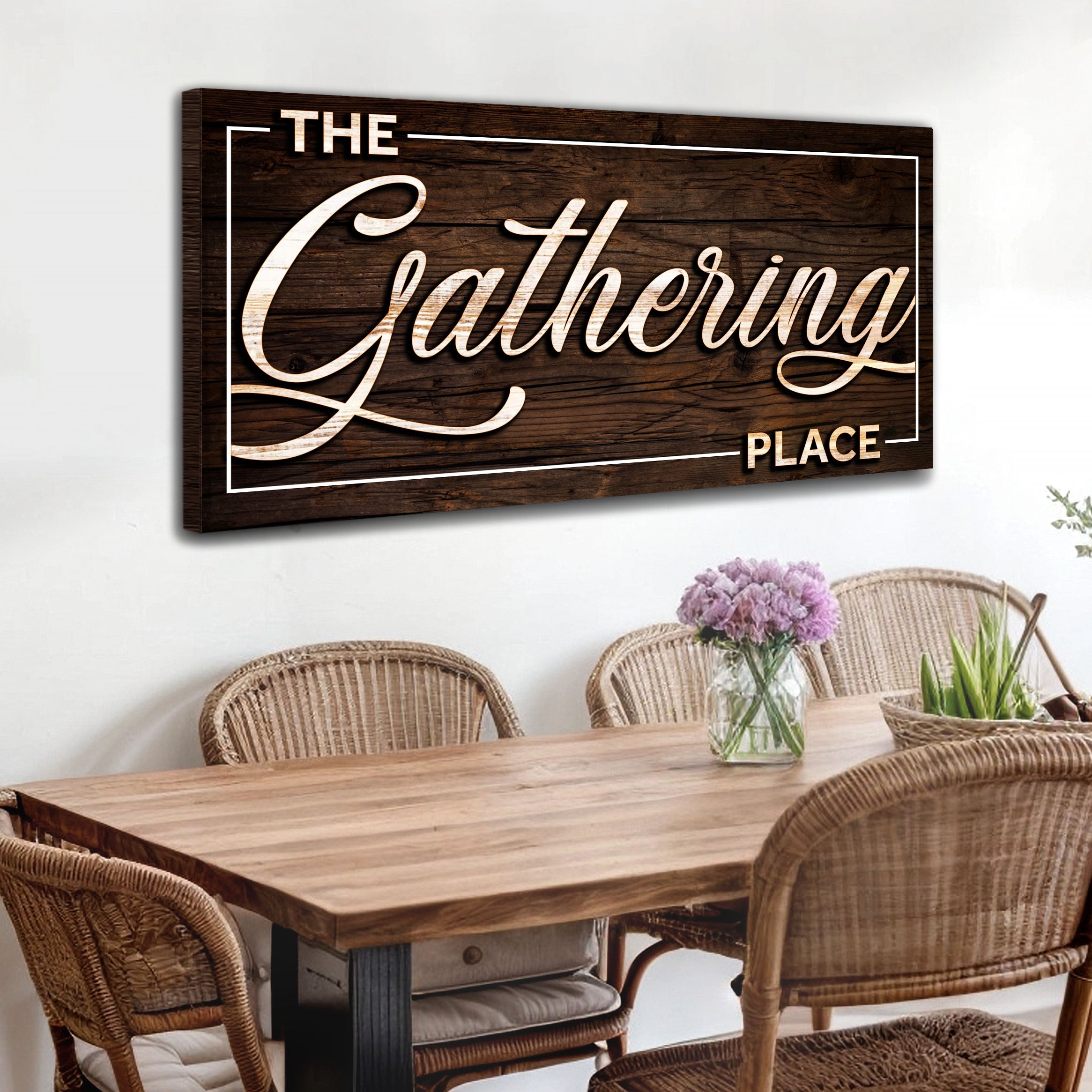 The Gathering Place Sign on sale at MyriadMart