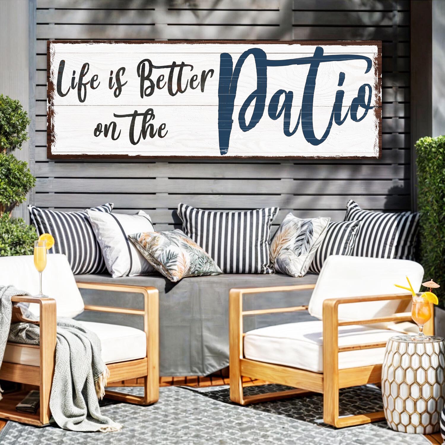 Life Is Better On The Patio Sign III on sale at MyriadMart