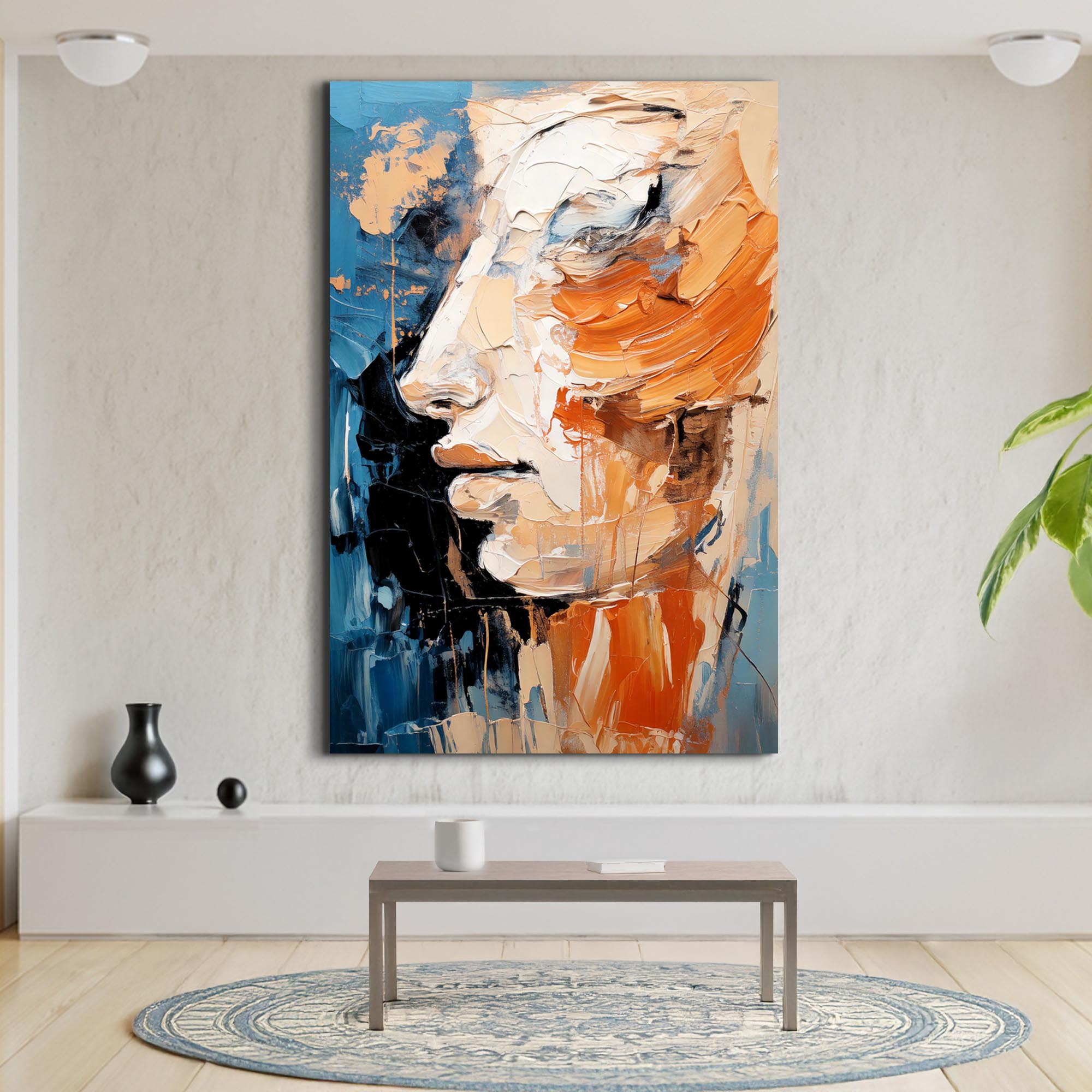 Modern Brush Stroke Abstract Wall Art on sale at MyriadMart