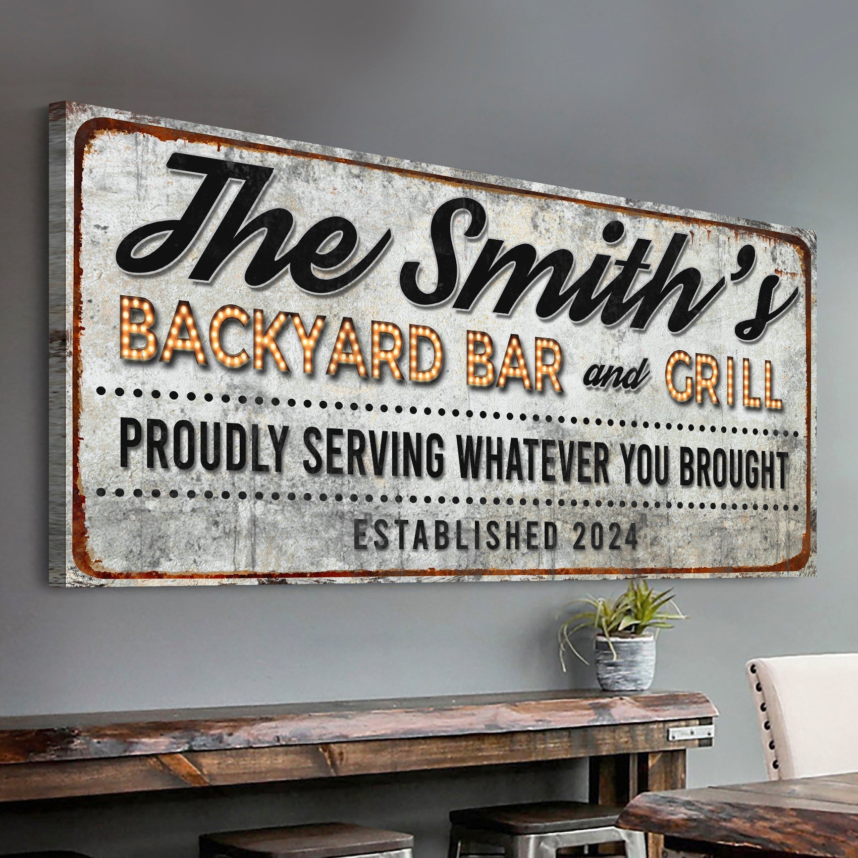 Backyard Bar & Grill Sign XX on sale at MyriadMart