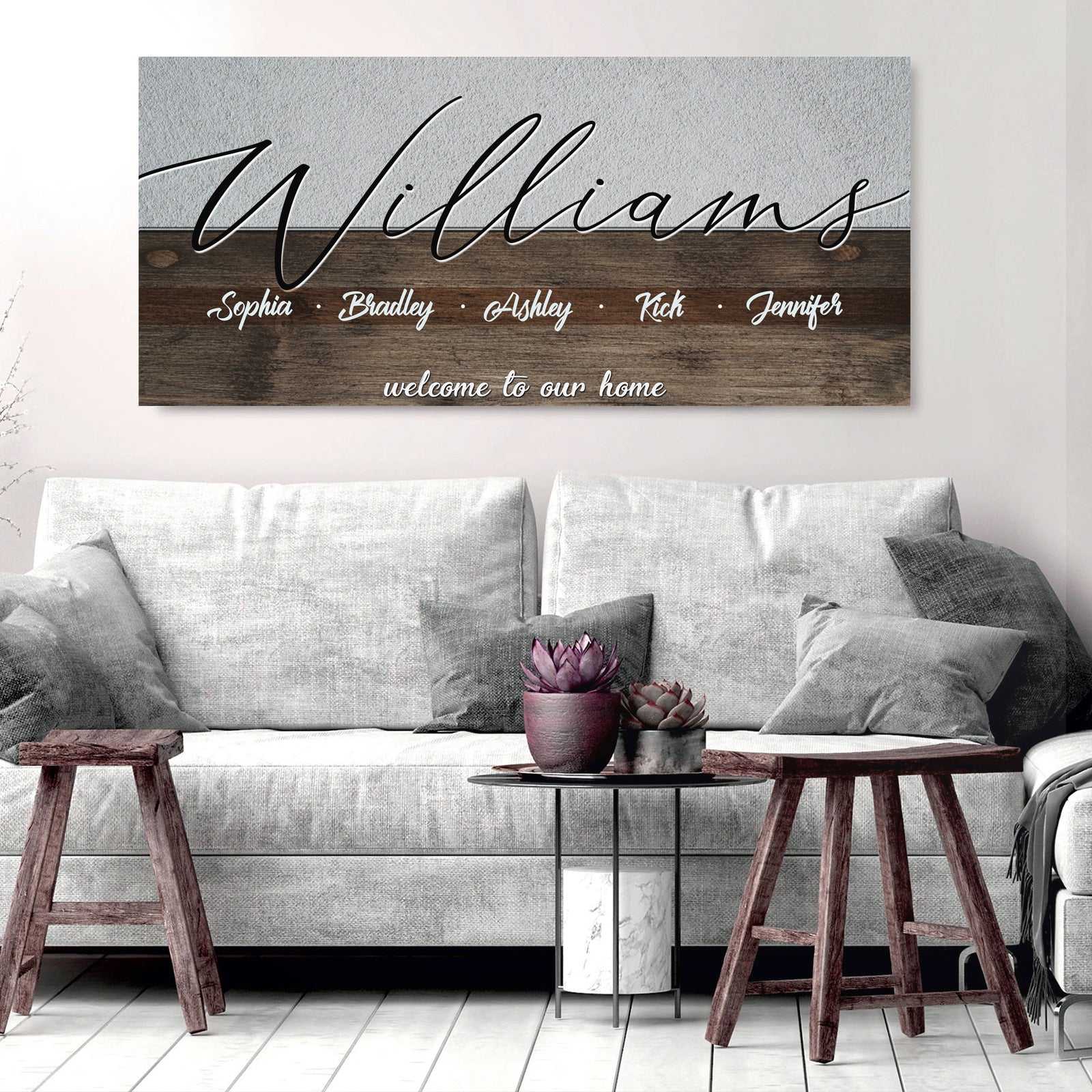 Family Welcome Sign on sale at MyriadMart