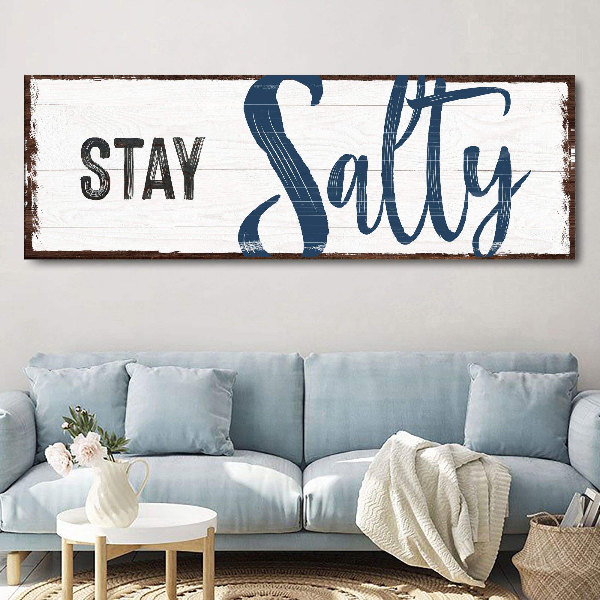 Stay Salty Coastal Sign III on sale at MyriadMart