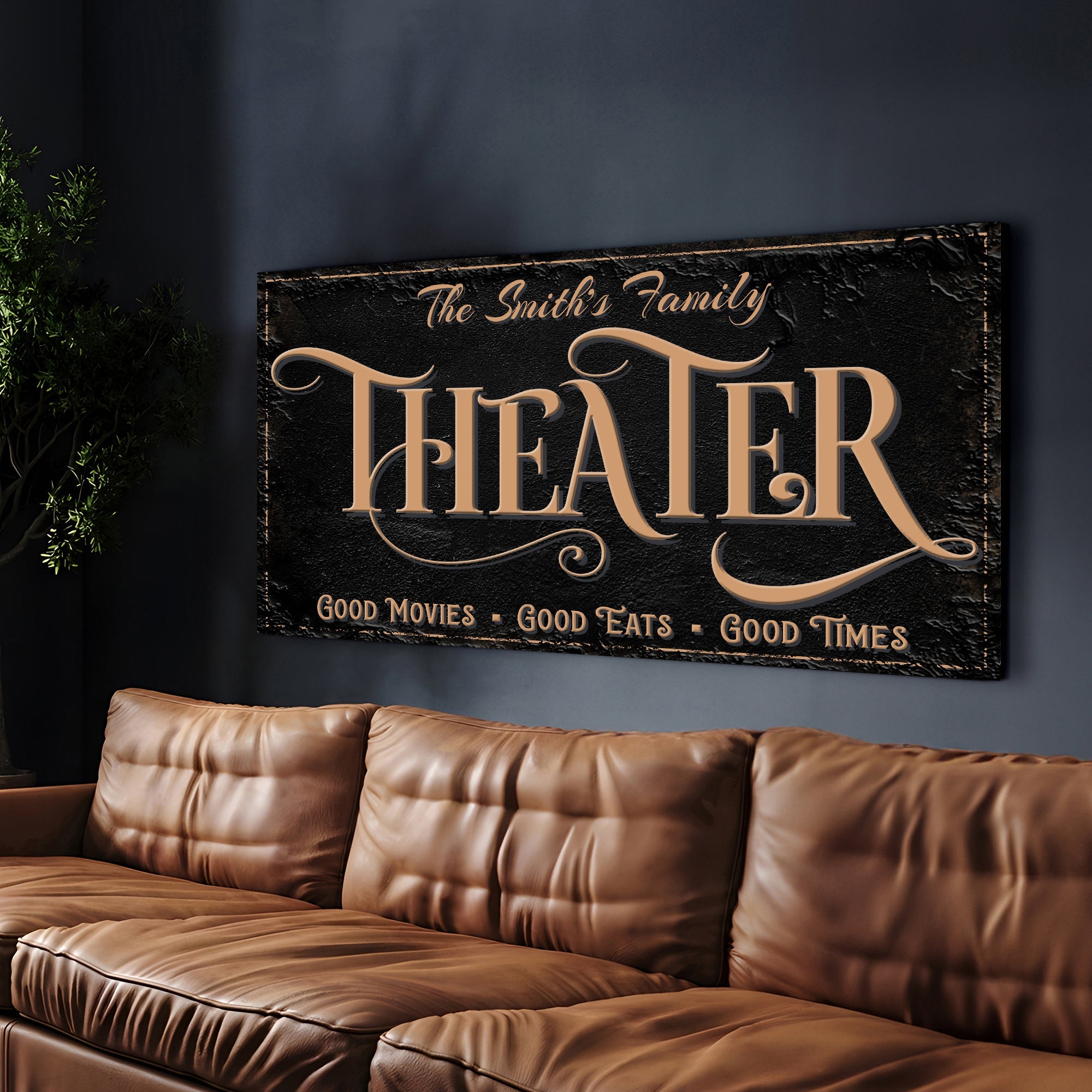Personalized Theater Sign VI on sale at MyriadMart