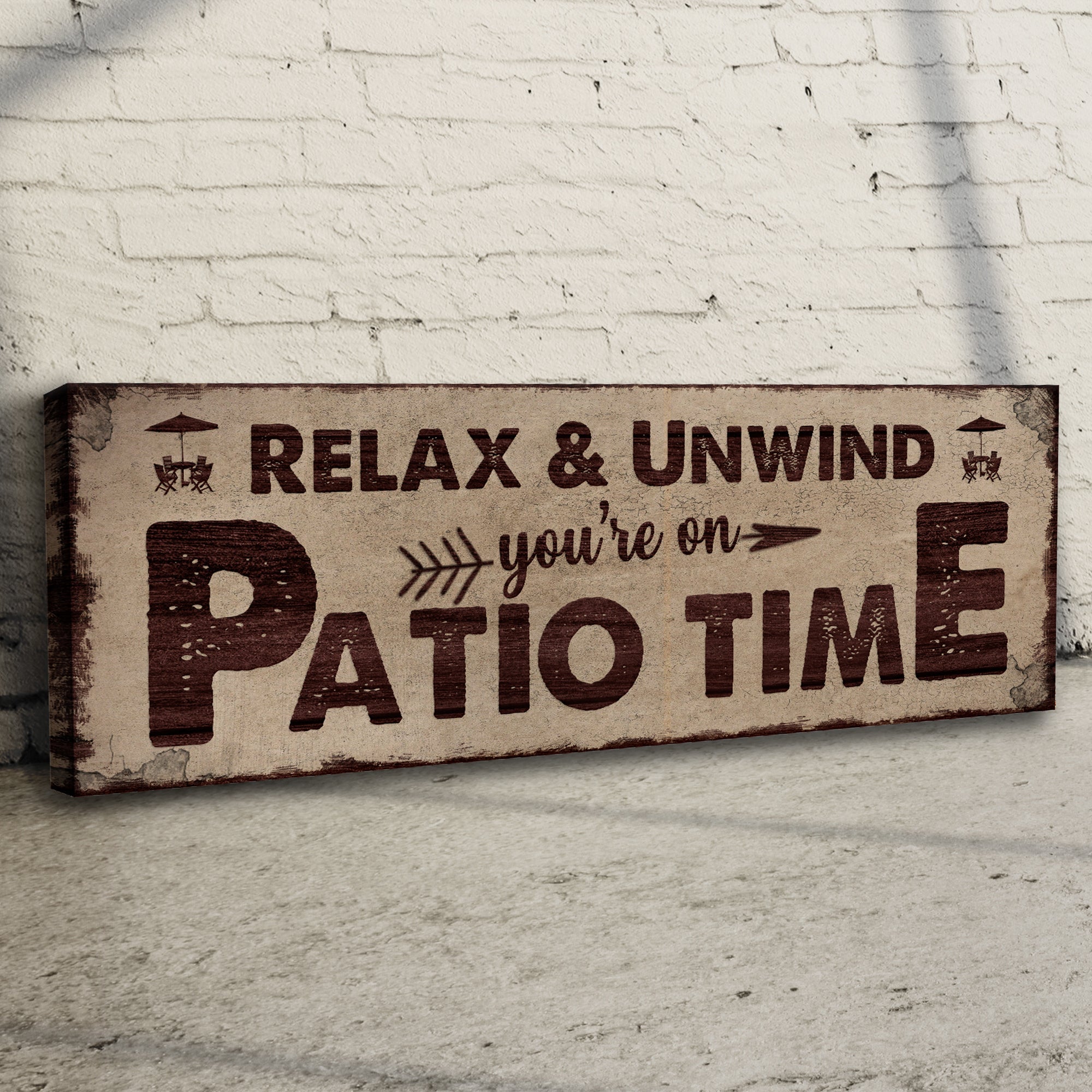 Patio Time Sign on sale at MyriadMart