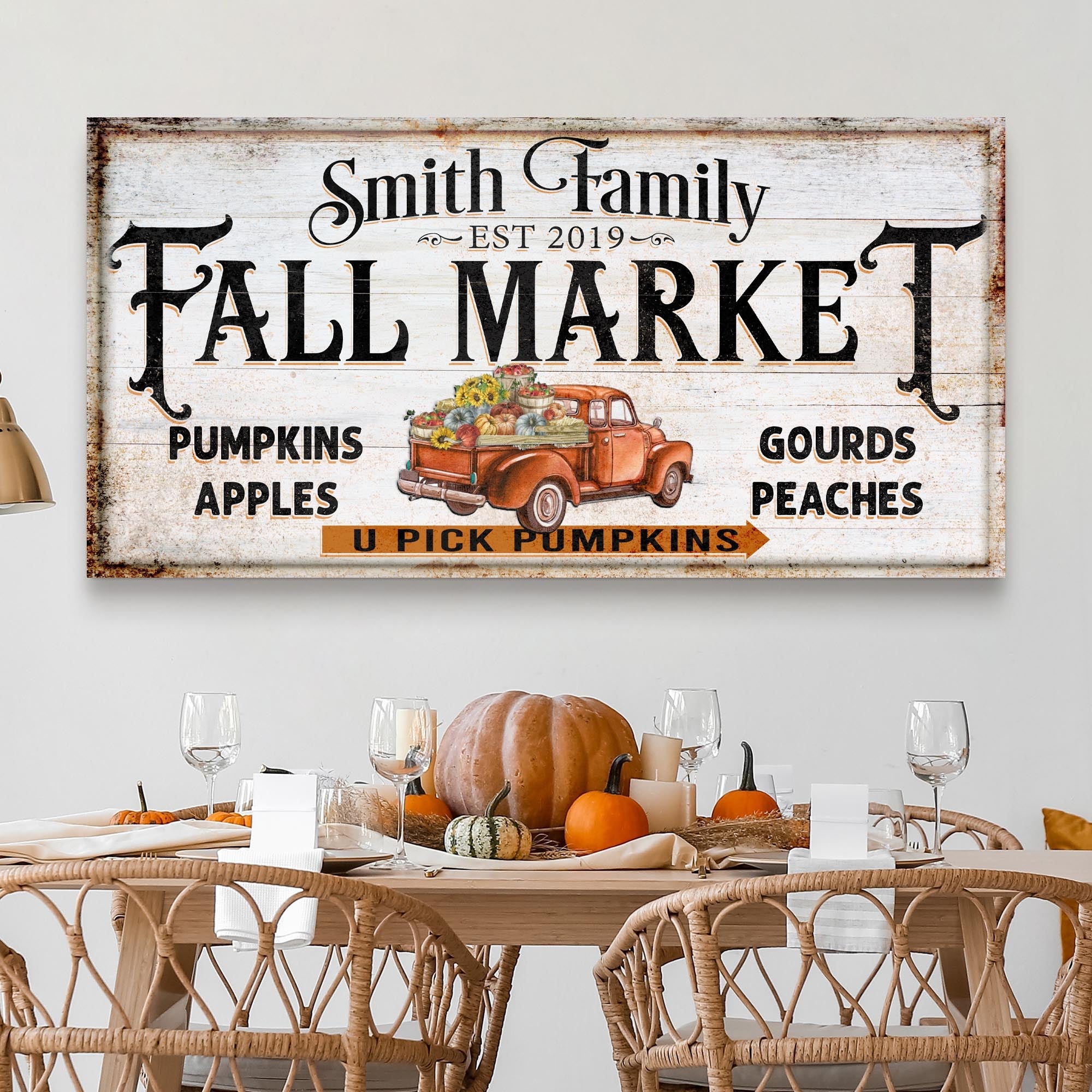 Fall Market Pumpkin Patch Sign on sale at MyriadMart