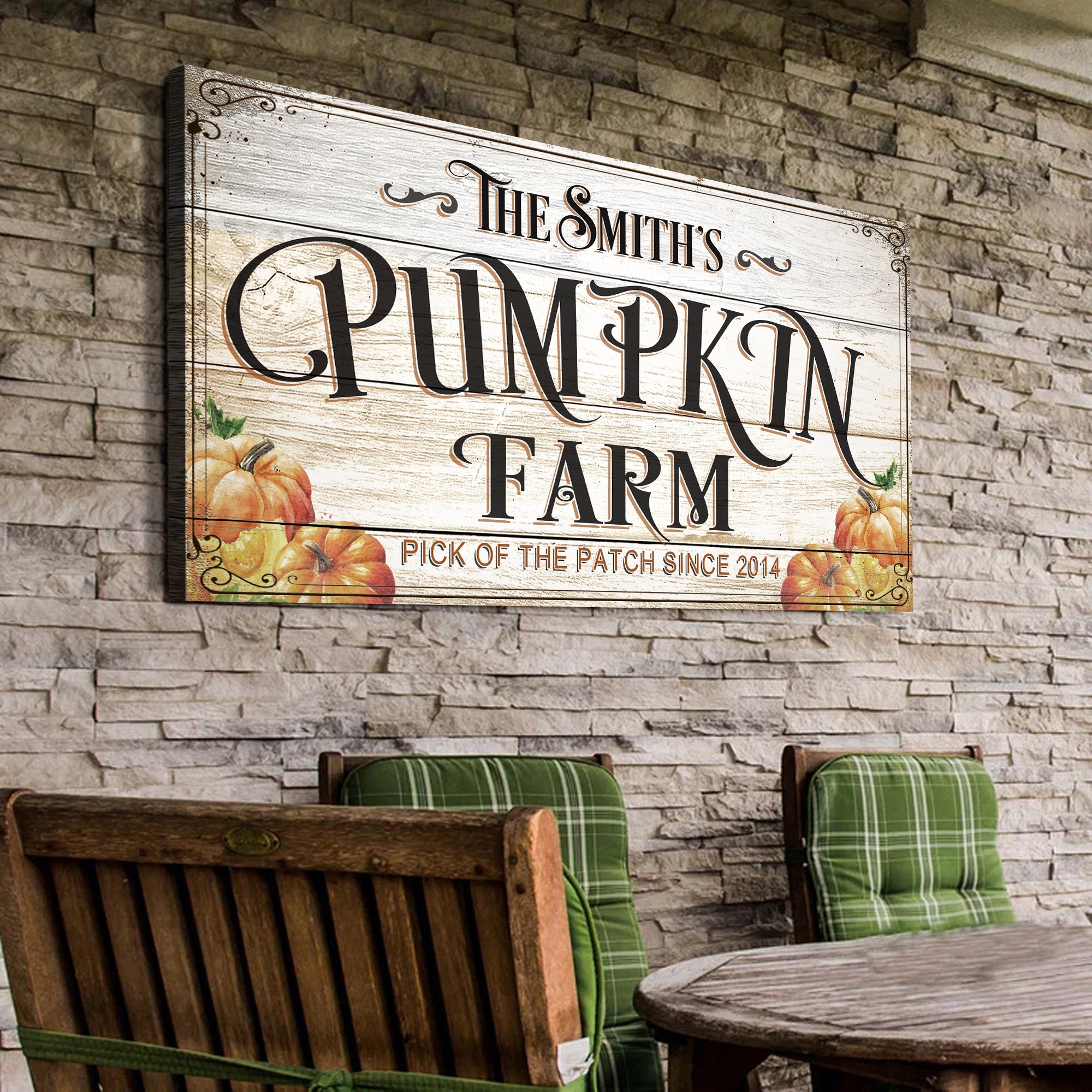 Pick Of The Patch Pumpkin Farm Sign on sale at MyriadMart