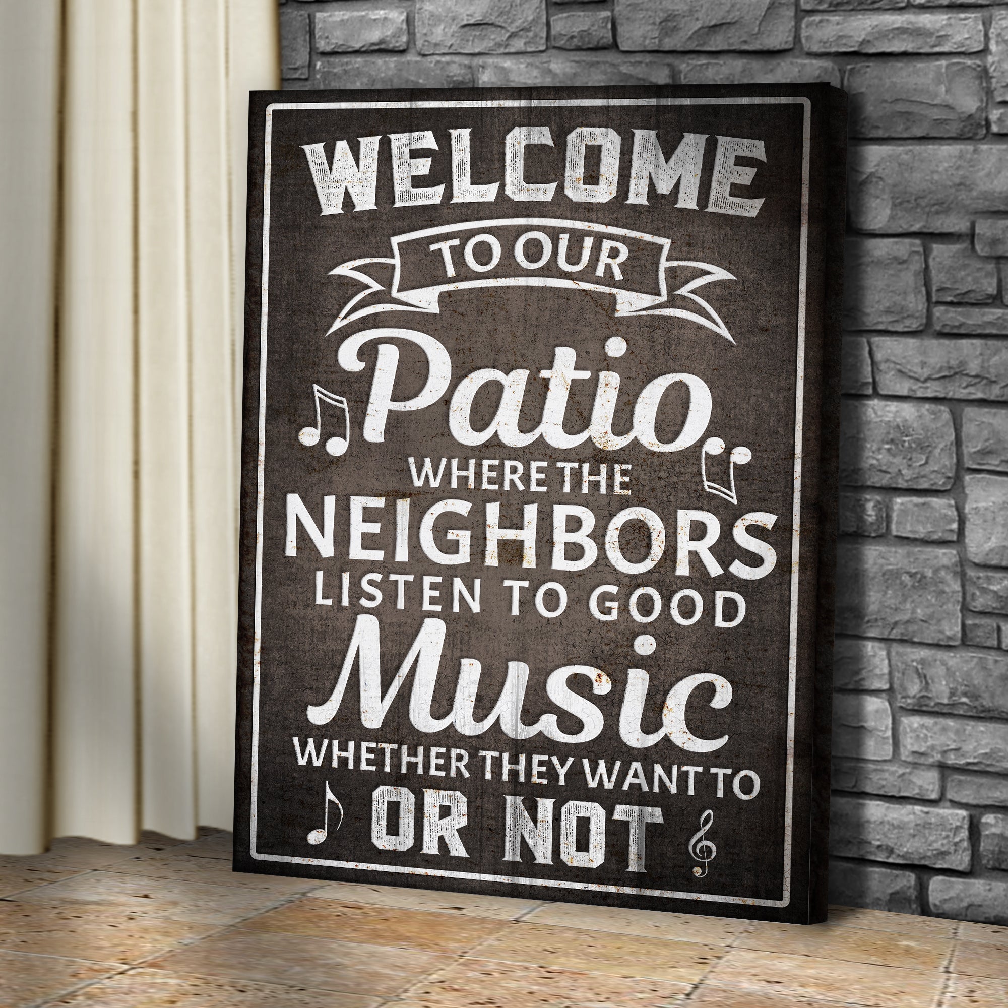 Welcome To Our Patio Sign II on sale at MyriadMart