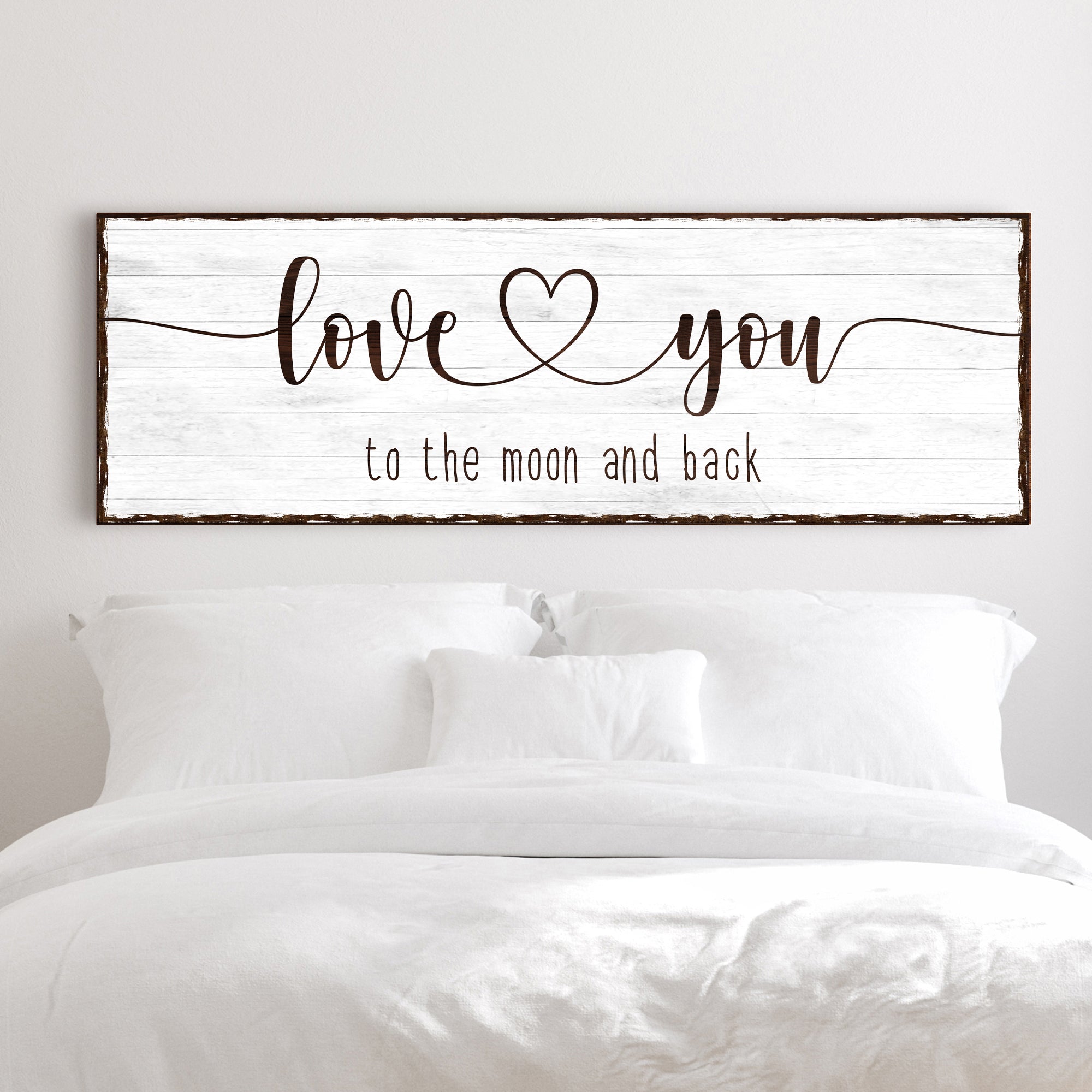 Love You To The Moon And Back Sign III on sale at MyriadMart