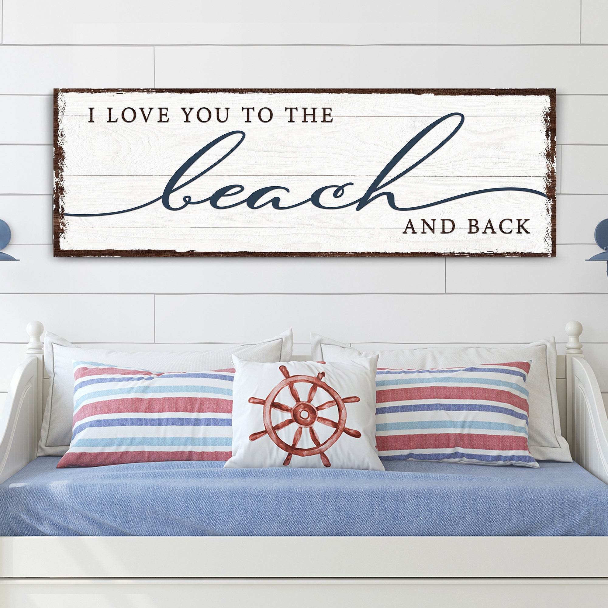 Love You To The Beach And Back Sign on sale at MyriadMart