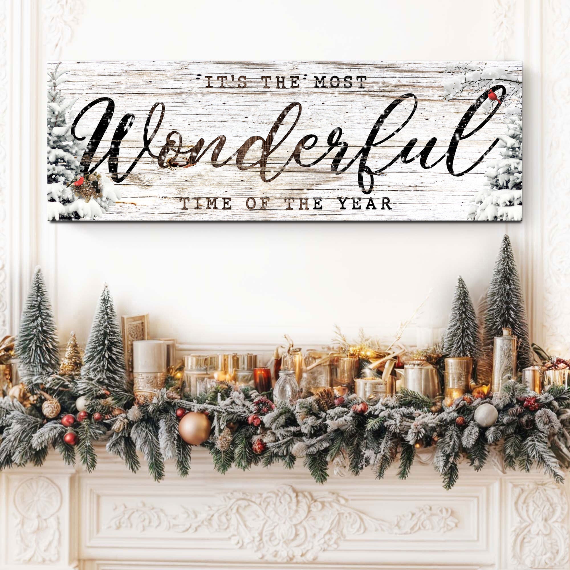 It's the most Wonderful Time of the Year Christmas Sign V on sale at MyriadMart