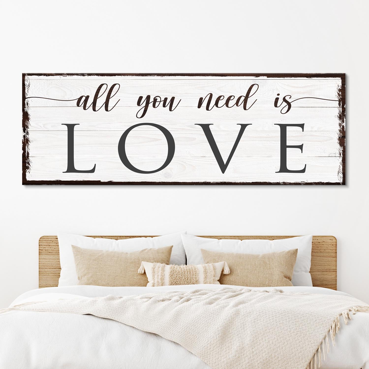 All You Need Is Love Sign on sale at MyriadMart