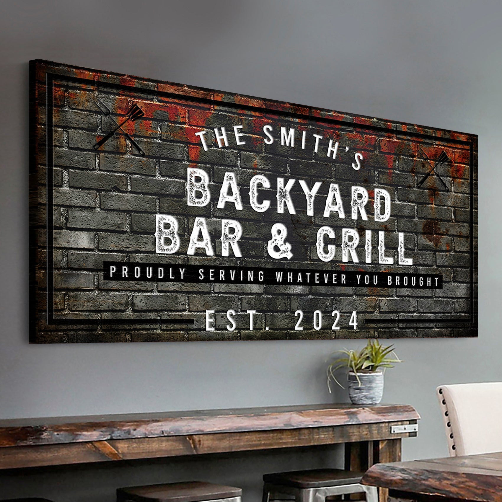 Backyard Bar & Grill Sign XXI on sale at MyriadMart