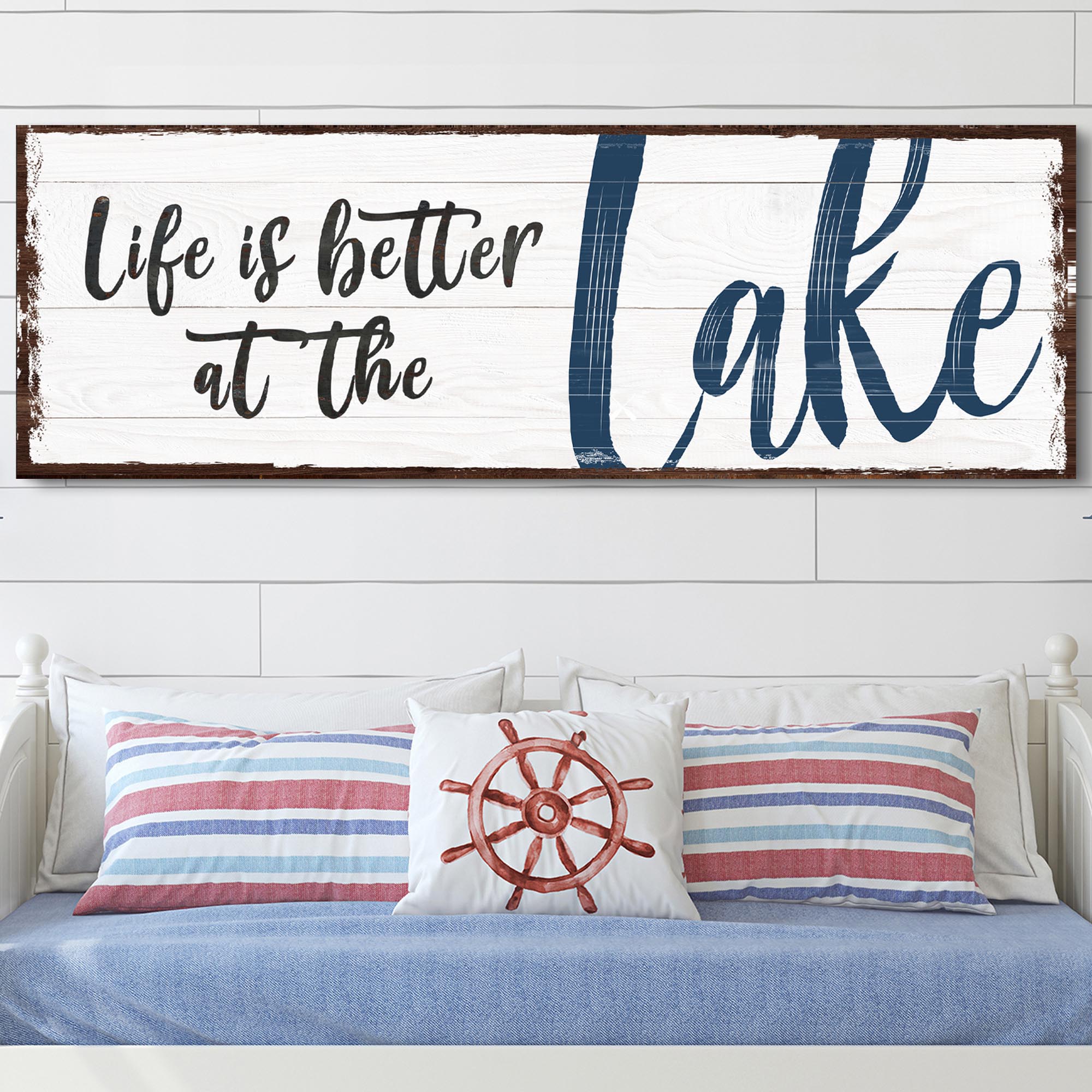 Life Is Better At The Lake Sign II on sale at MyriadMart