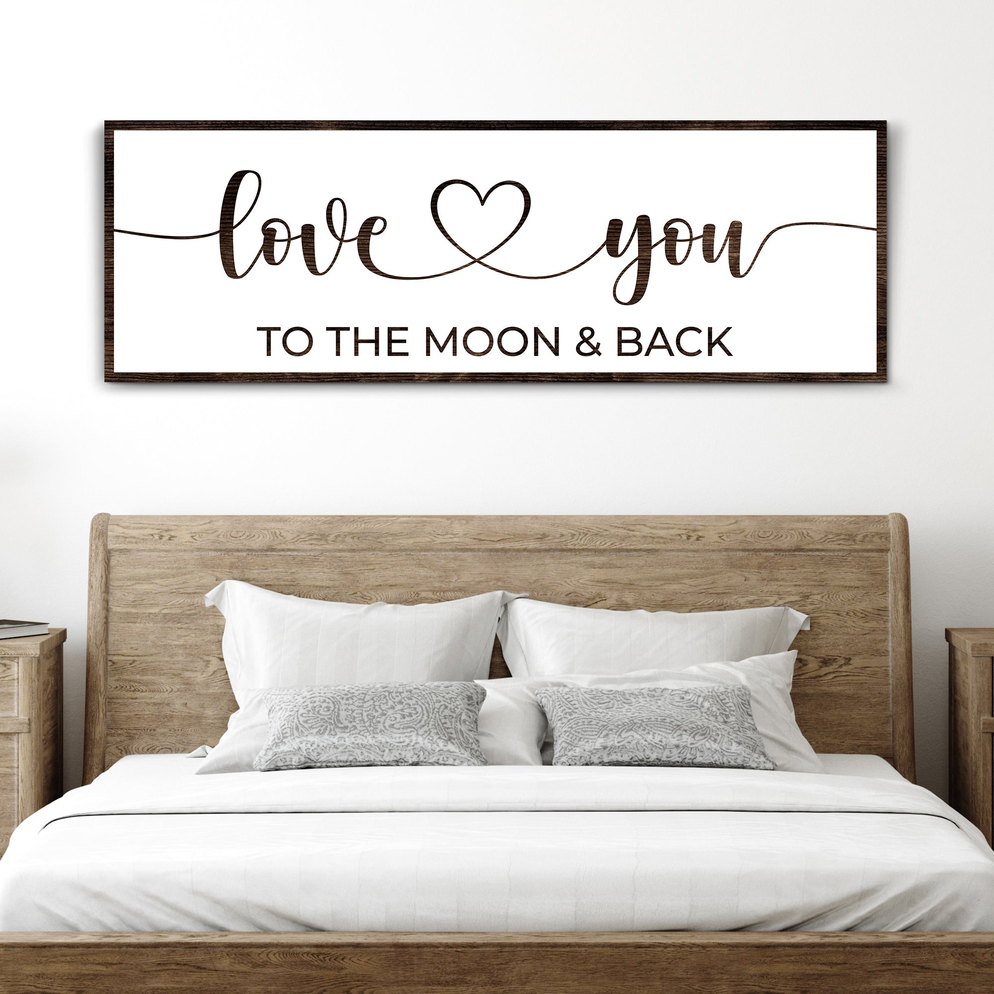 Love You To The Moon And Back Sign II on sale at MyriadMart