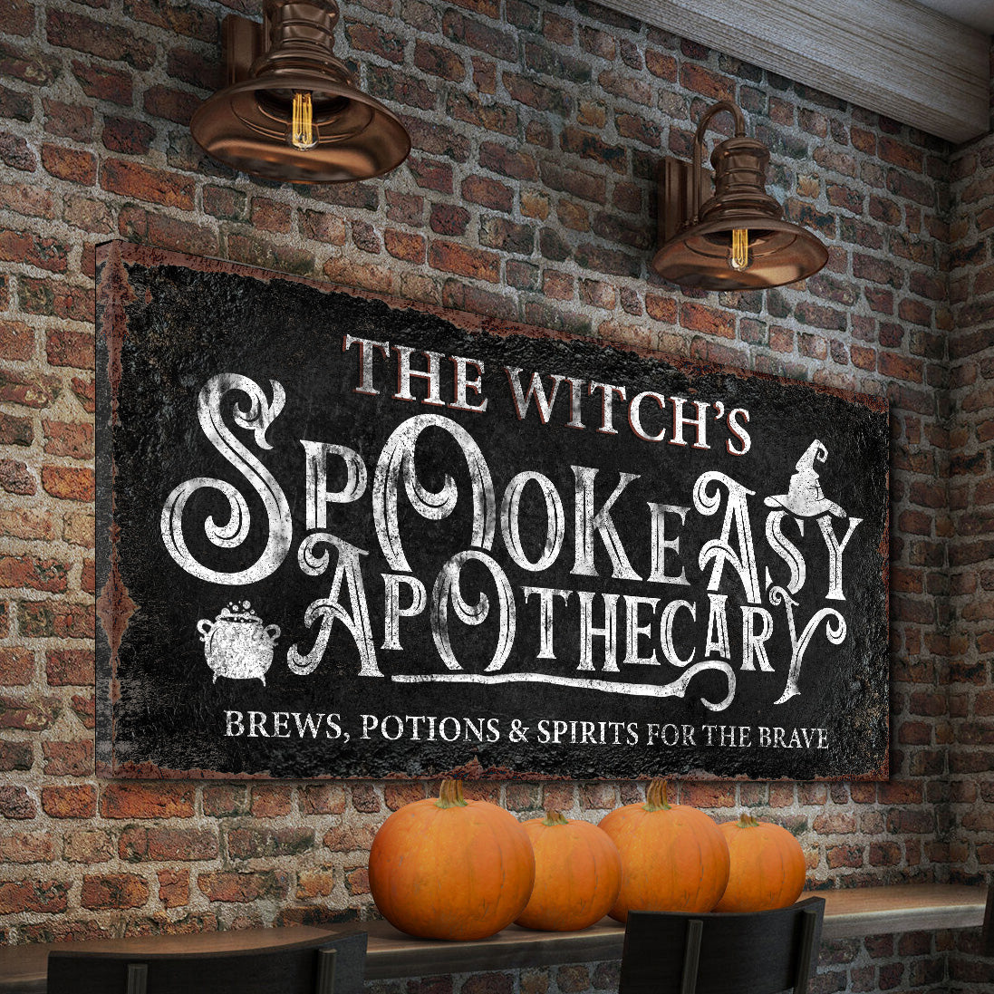 Apothecary Spookeasy Bar Sign on sale at MyriadMart
