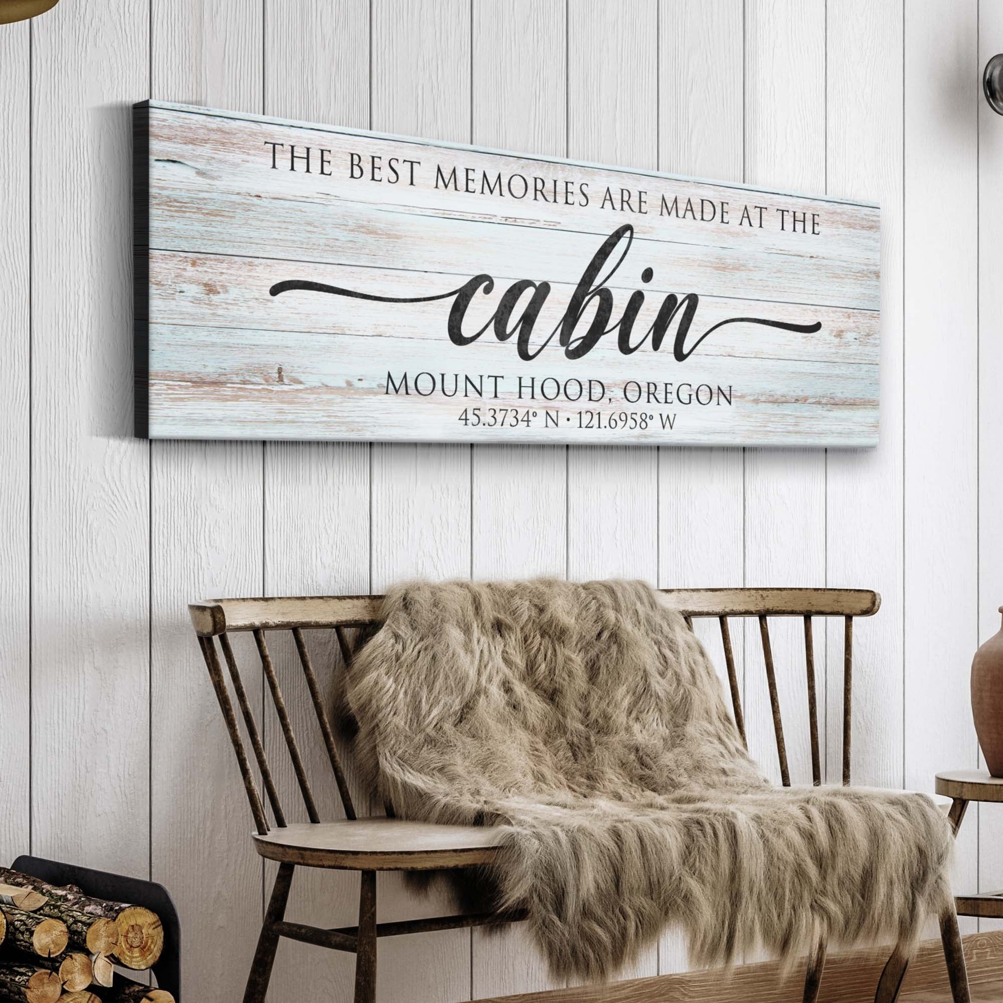 Best Memories Are Made At The Cabin Sign II on sale at MyriadMart