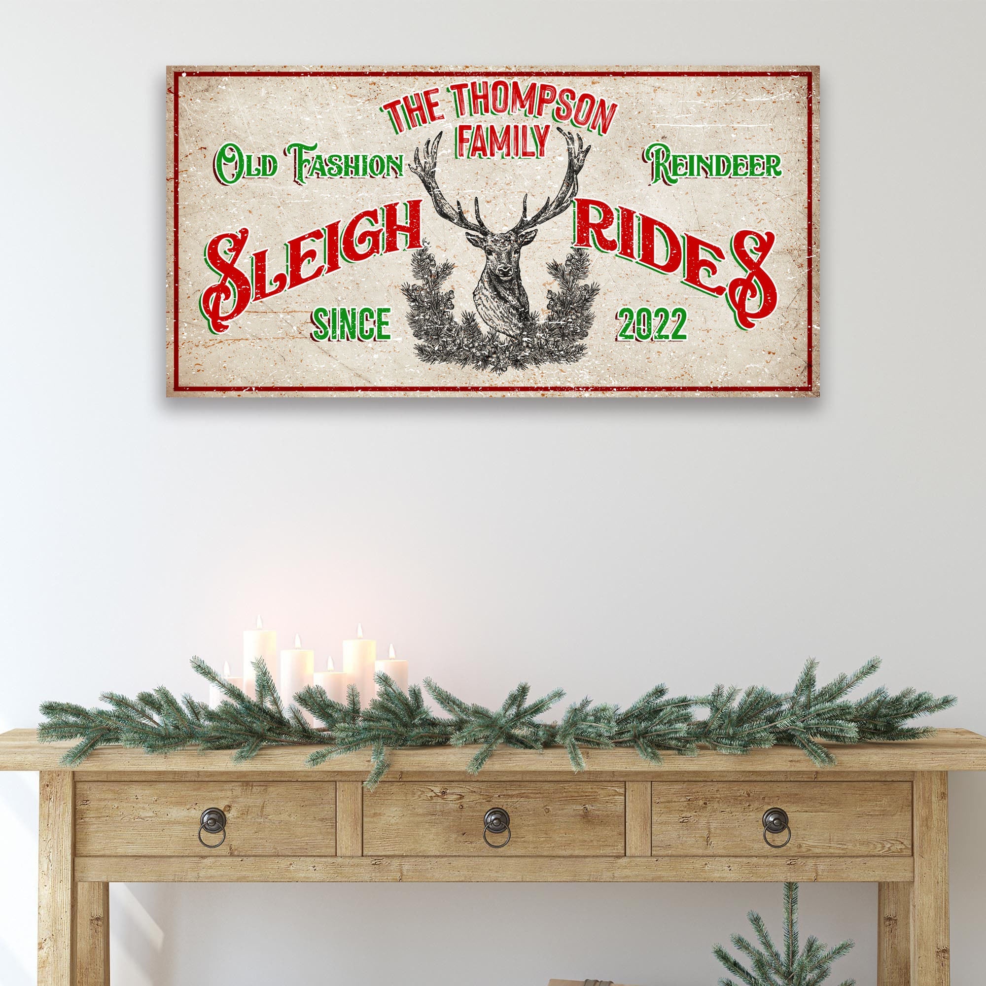 Christmas Reindeer Sign on sale at MyriadMart