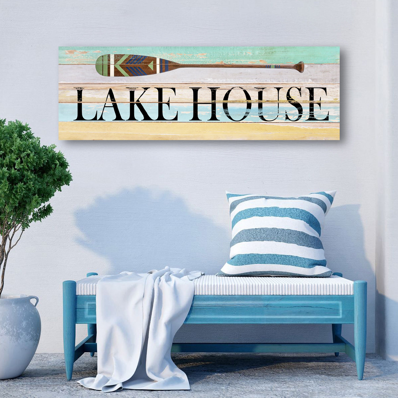 Lake House Coastal Sign on sale at MyriadMart