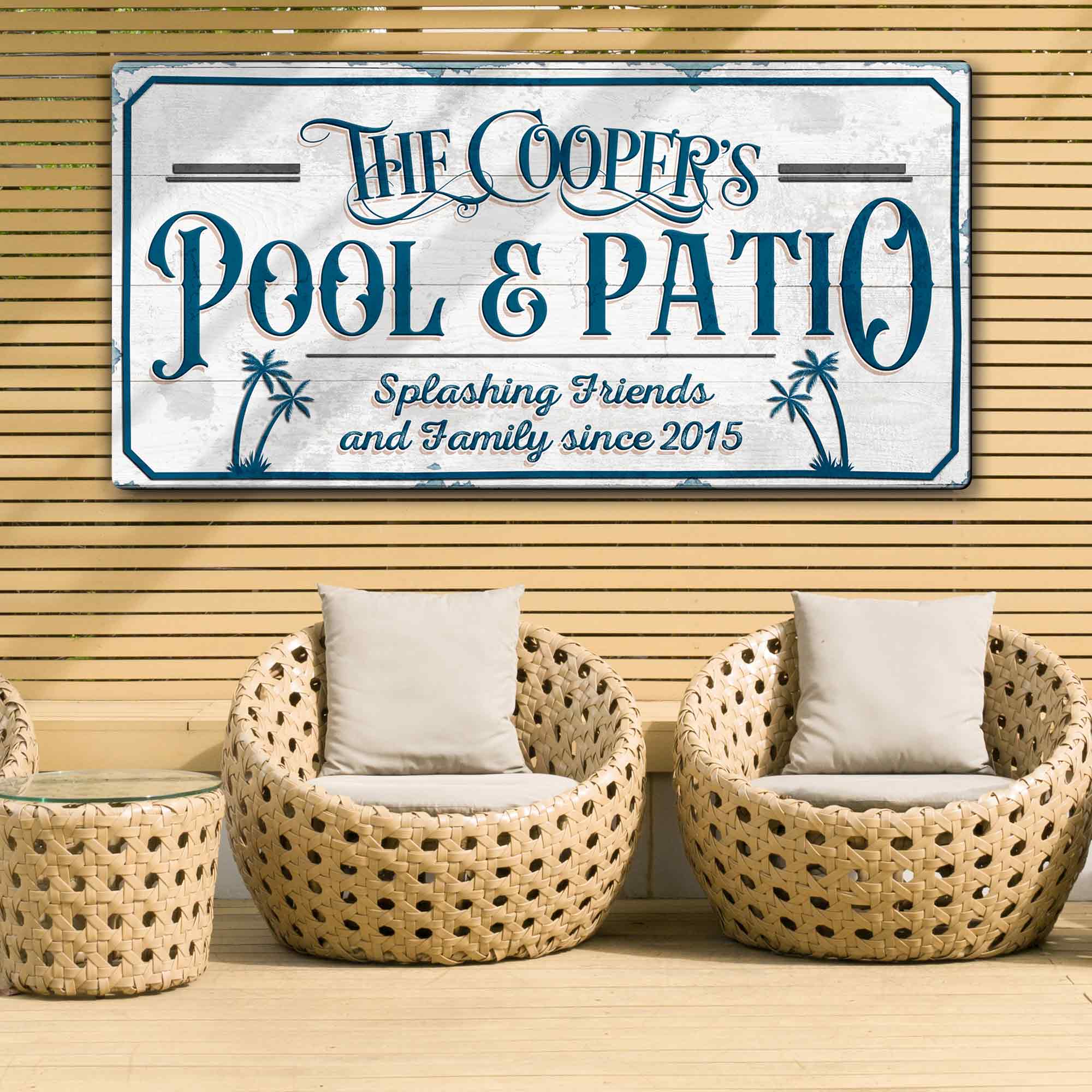 Personalized Pool Bar Sign on sale at MyriadMart