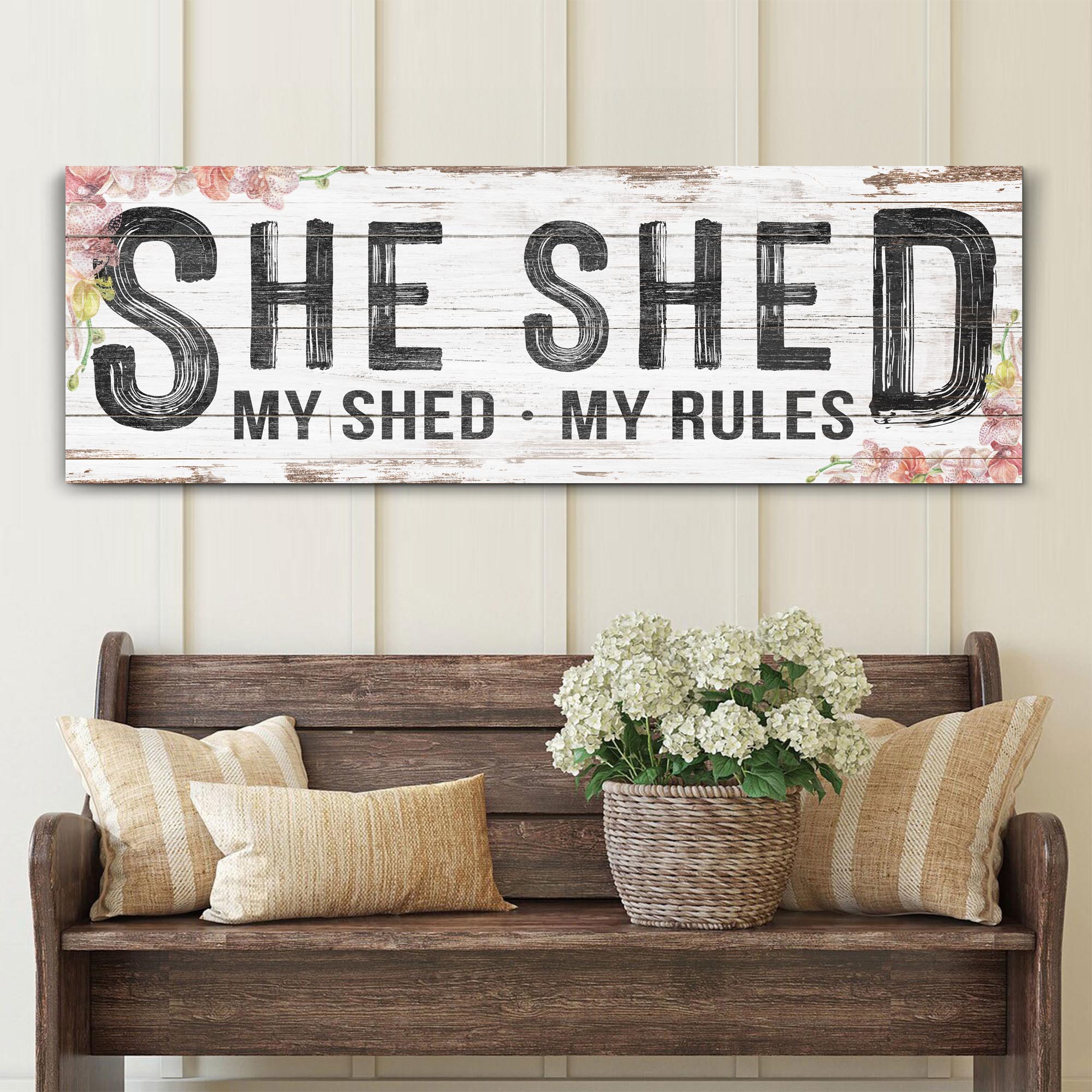 Personalized She Shed Sign XIV on sale at MyriadMart
