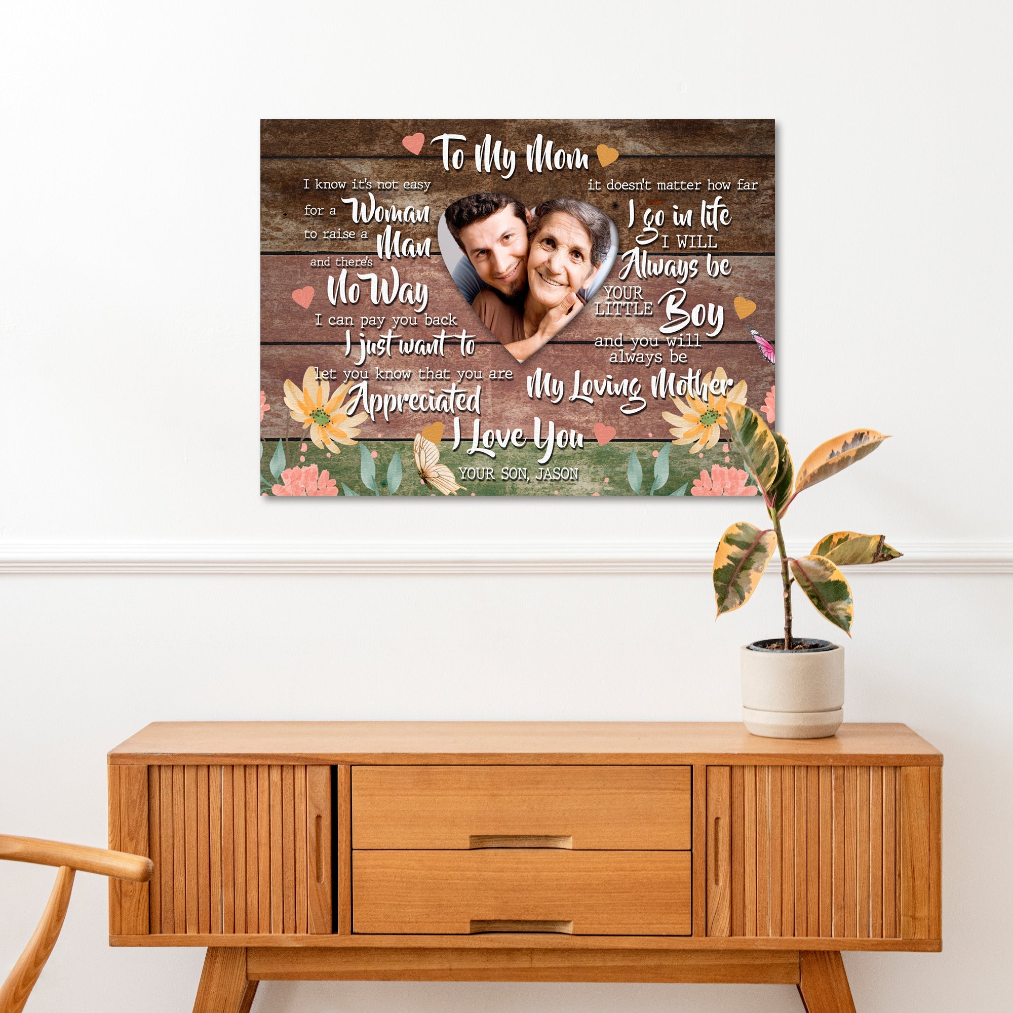 Mother's Day Sign Always My Loving Mother on sale at MyriadMart