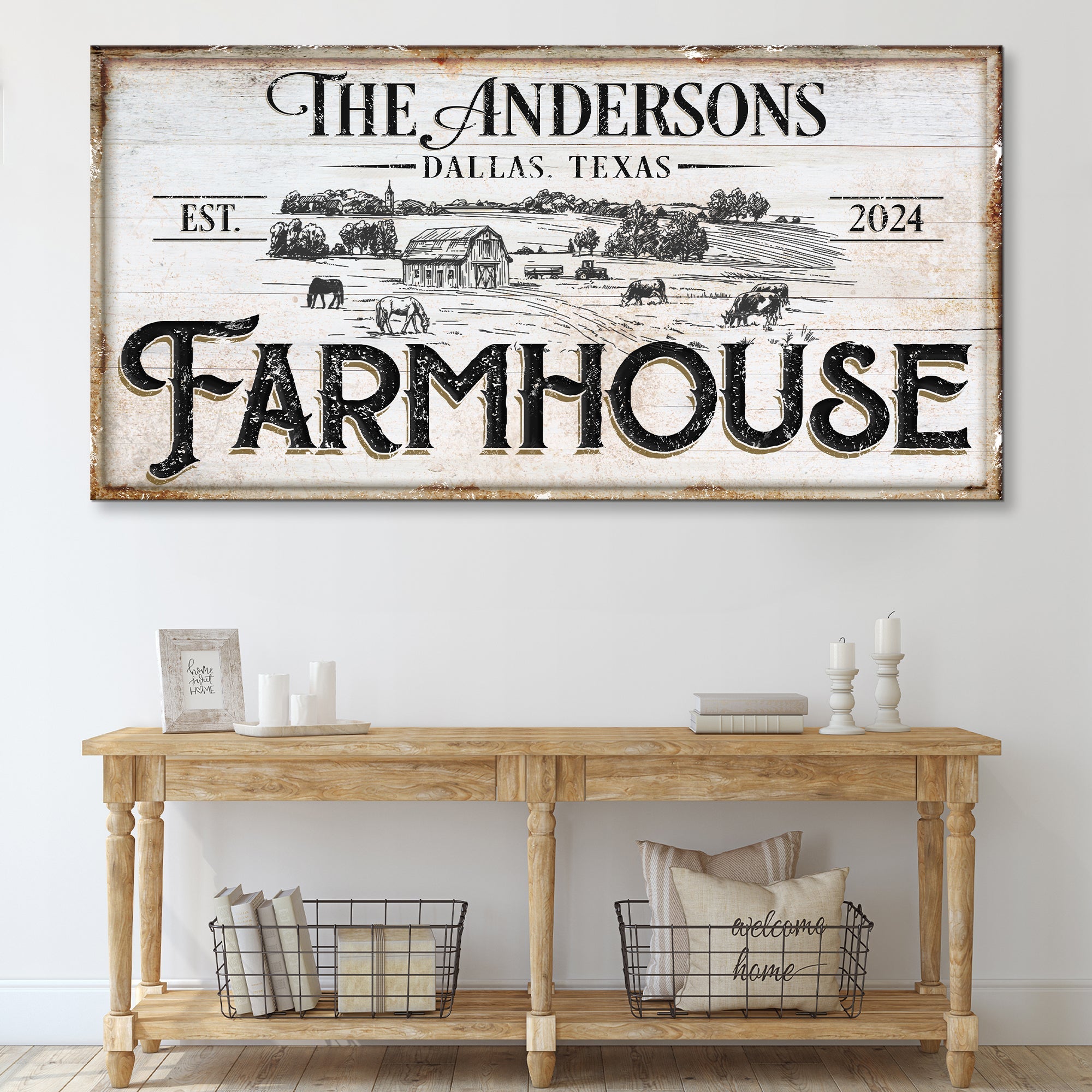 Rustic Farmhouse Sign XII on sale at MyriadMart