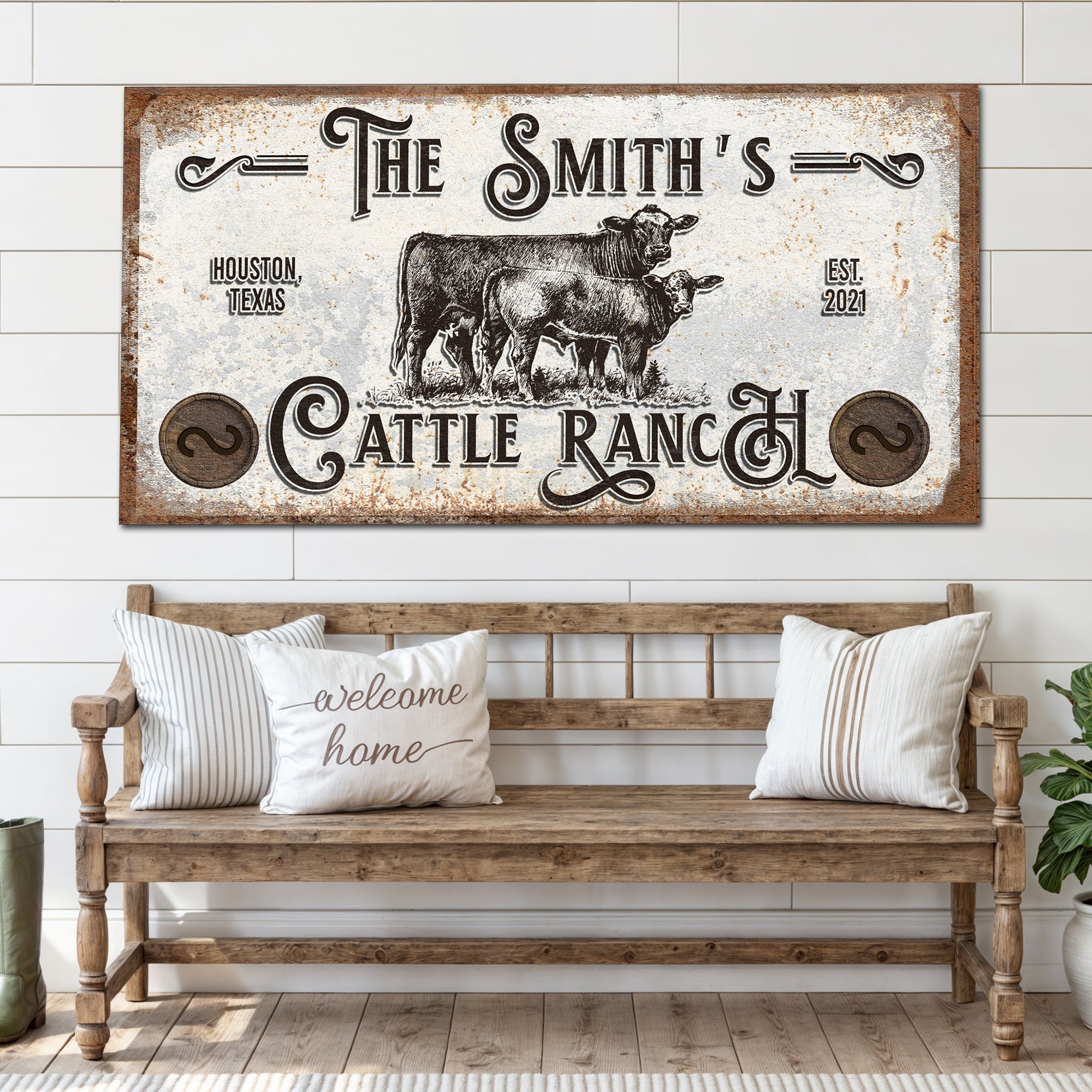 Branded Cattle Ranch Sign IV on sale at MyriadMart