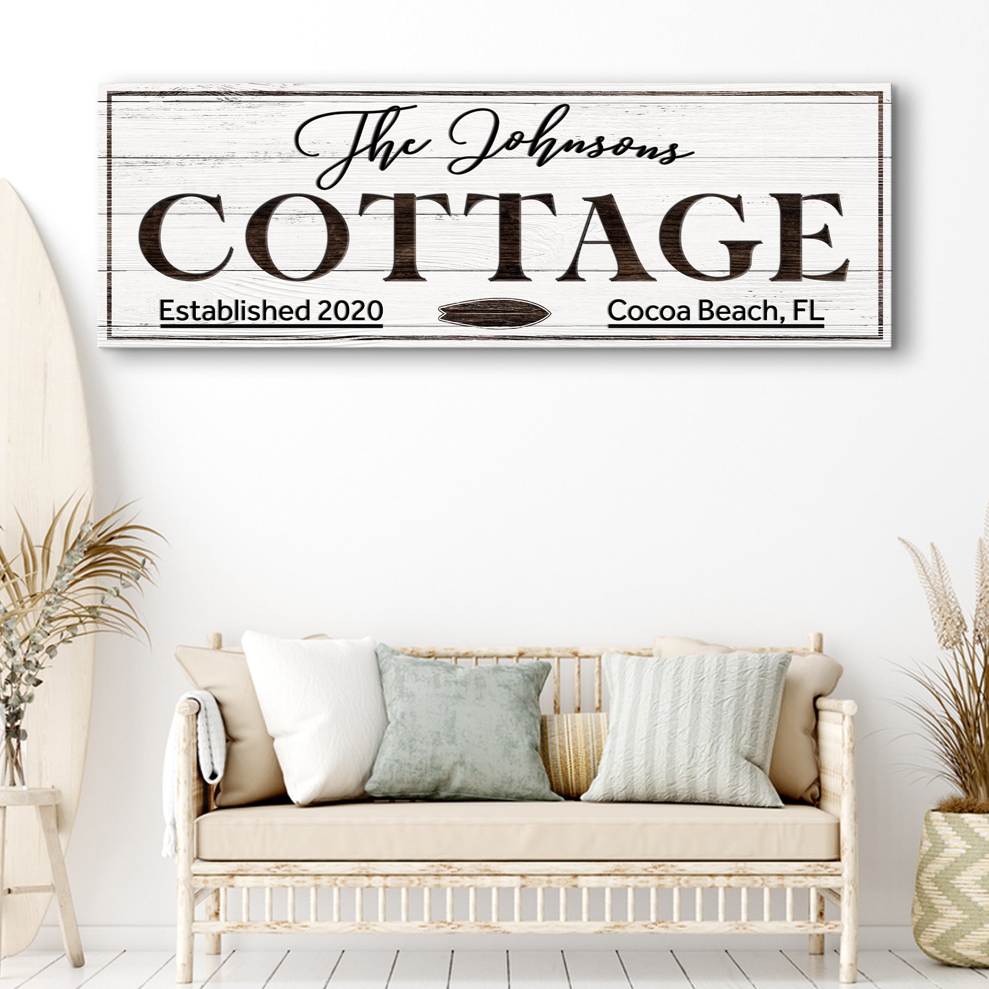 Cottage Beach House Sign on sale at MyriadMart