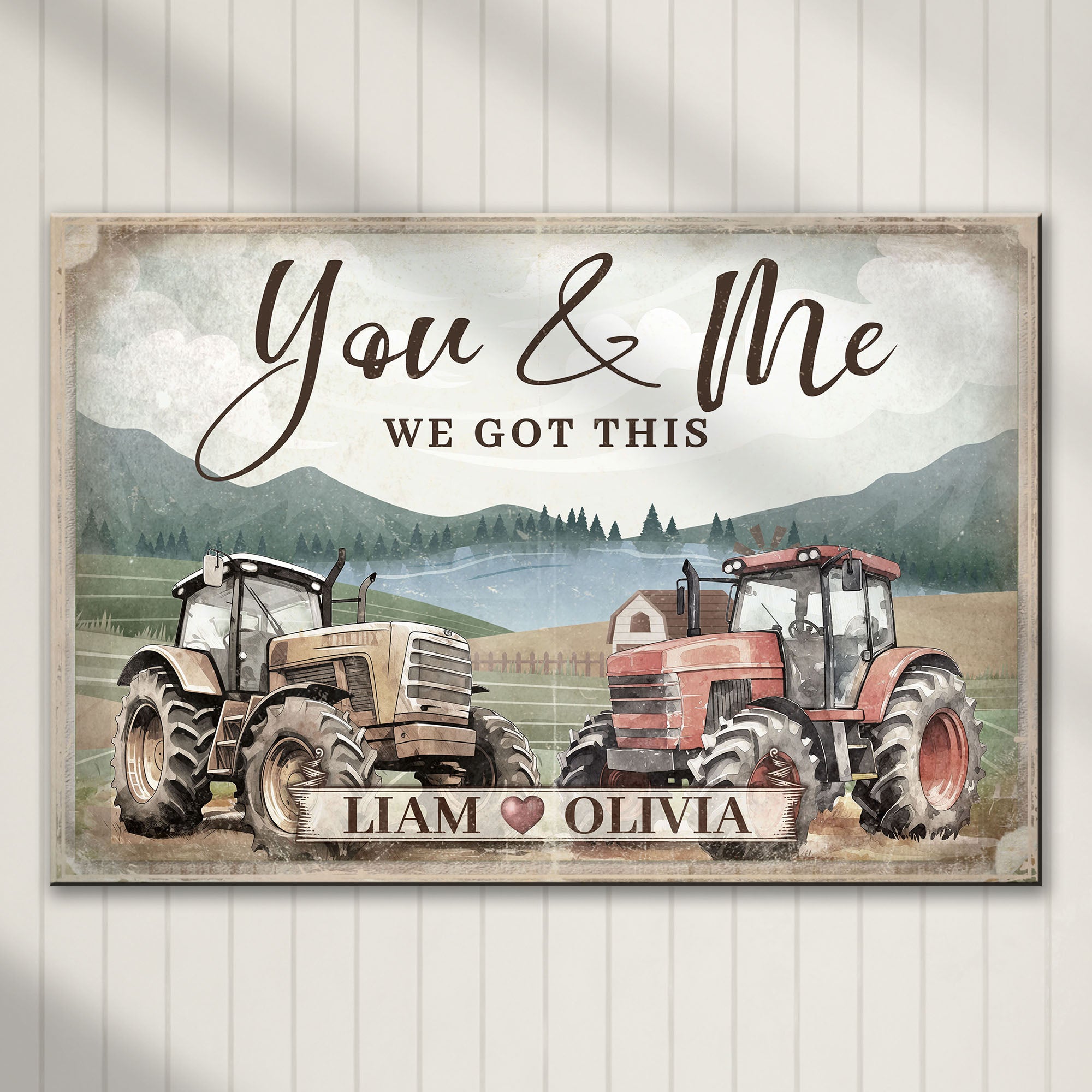Tractor Themed We Got This Couple Sign on sale at MyriadMart