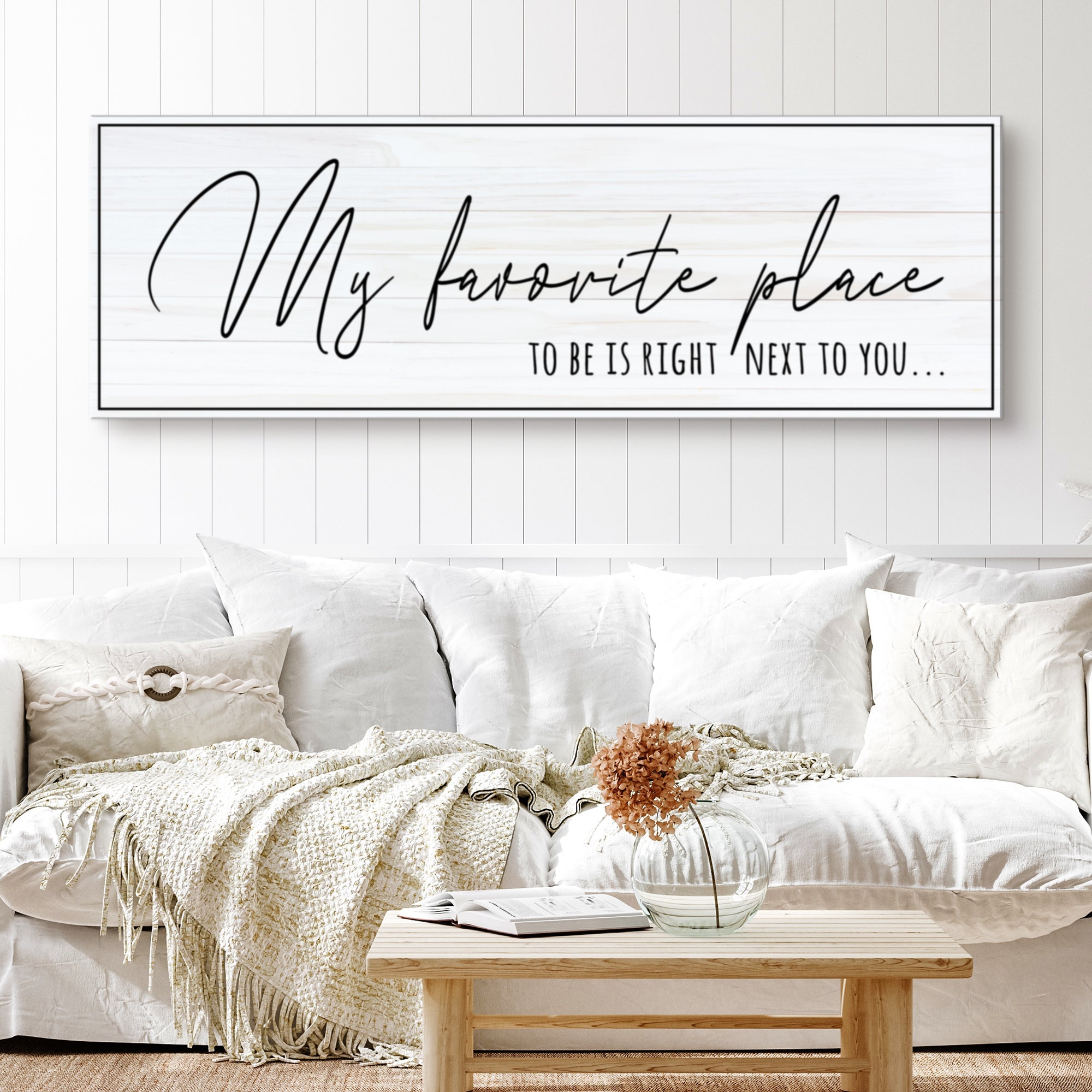 My Favorite Place To Be Is Right Next To You Sign on sale at MyriadMart