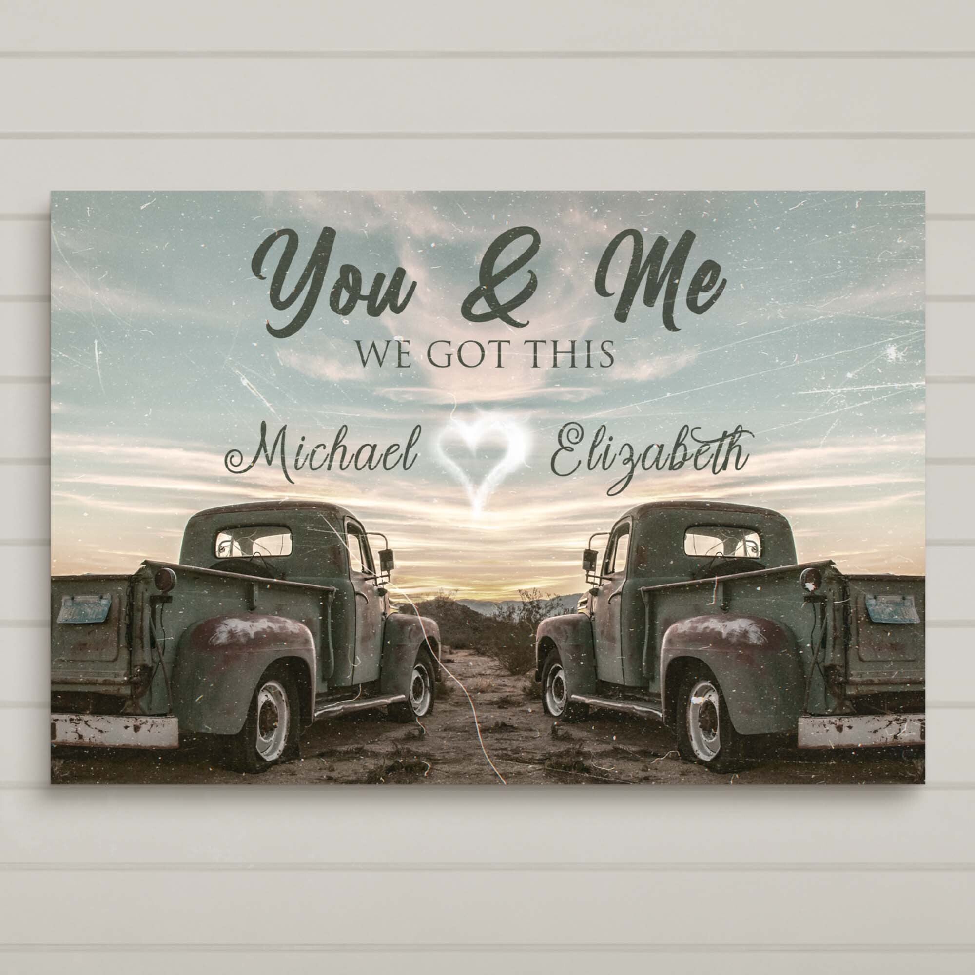 Vintage Truck Themed We Got This Couple Sign on sale at MyriadMart
