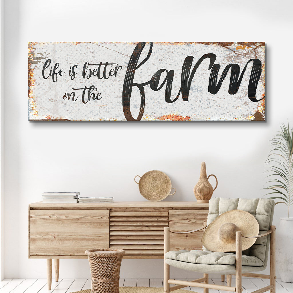 Life Is Better On The Farm Sign IX on sale at MyriadMart