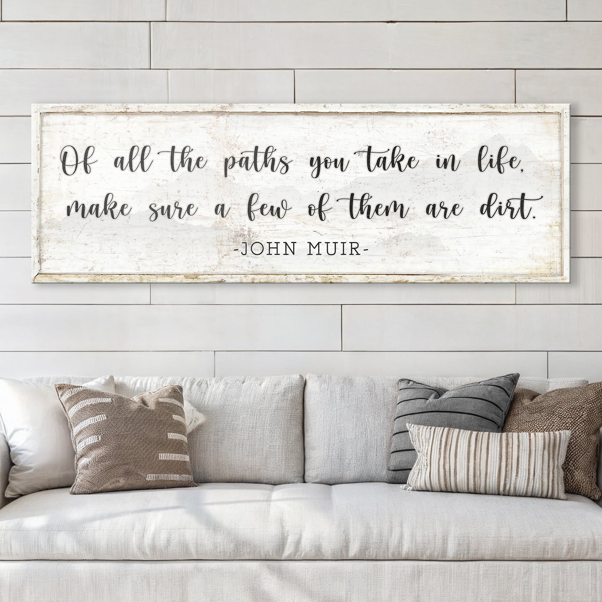 Of All the Paths You Take in Life Make Sure A Few Of Them Are Dirt Cabin Sign III on sale at MyriadMart