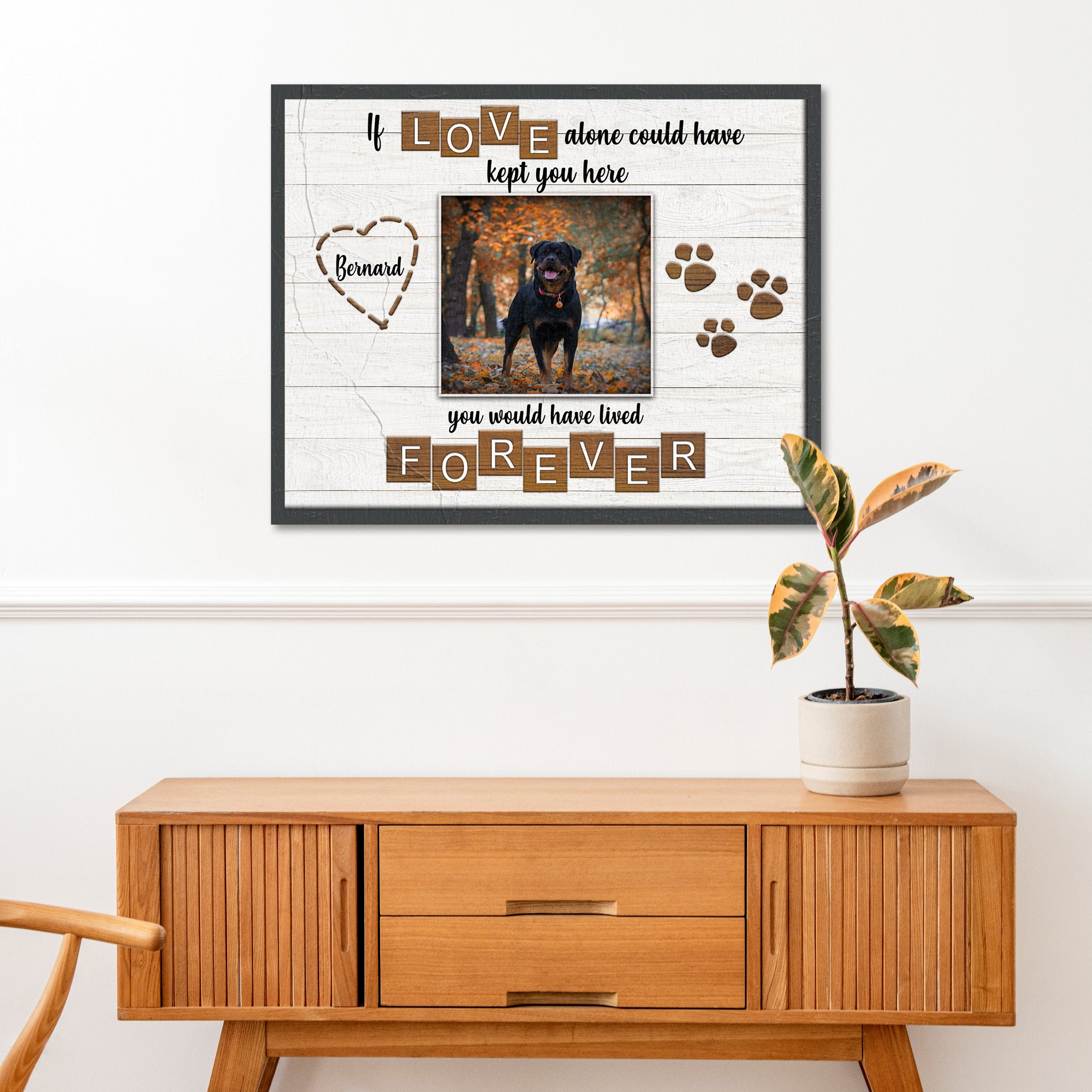 Pet Memorial Sign If Love Alone on sale at MyriadMart