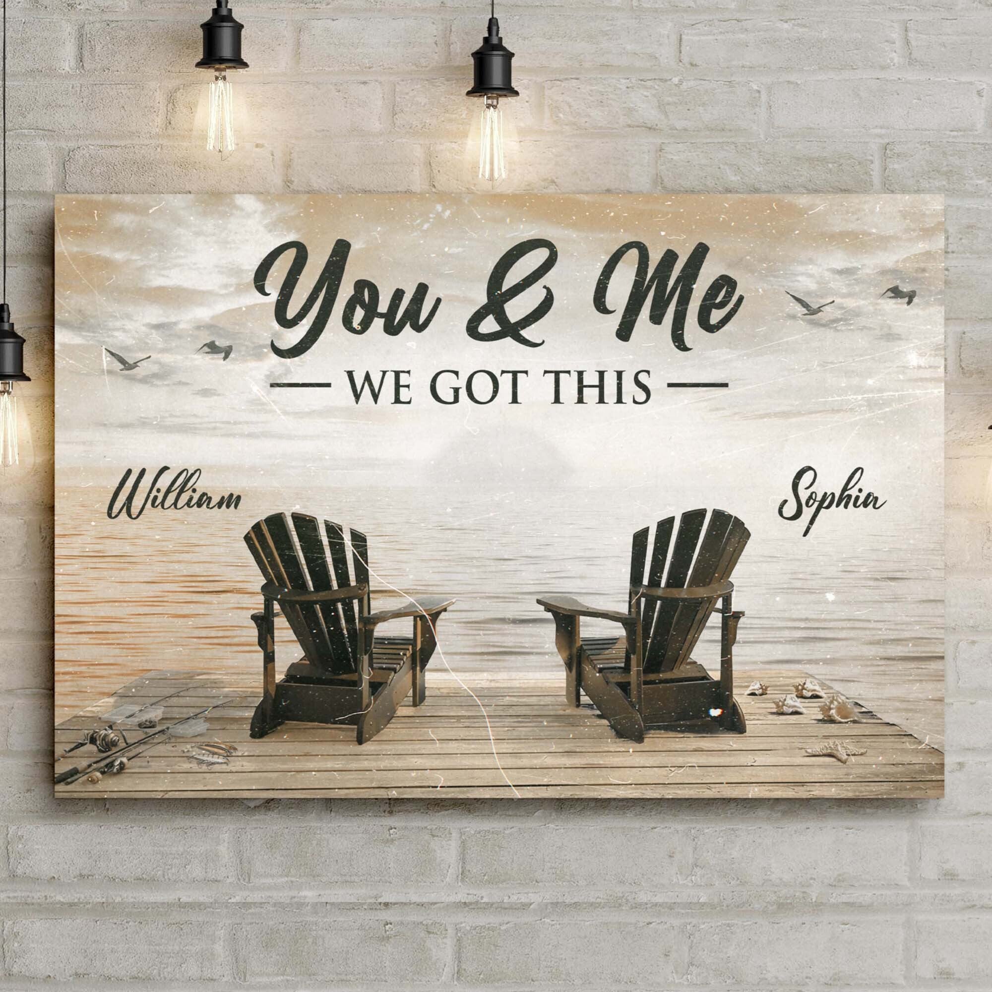Fishing Themed We Got This Couple Sign on sale at MyriadMart