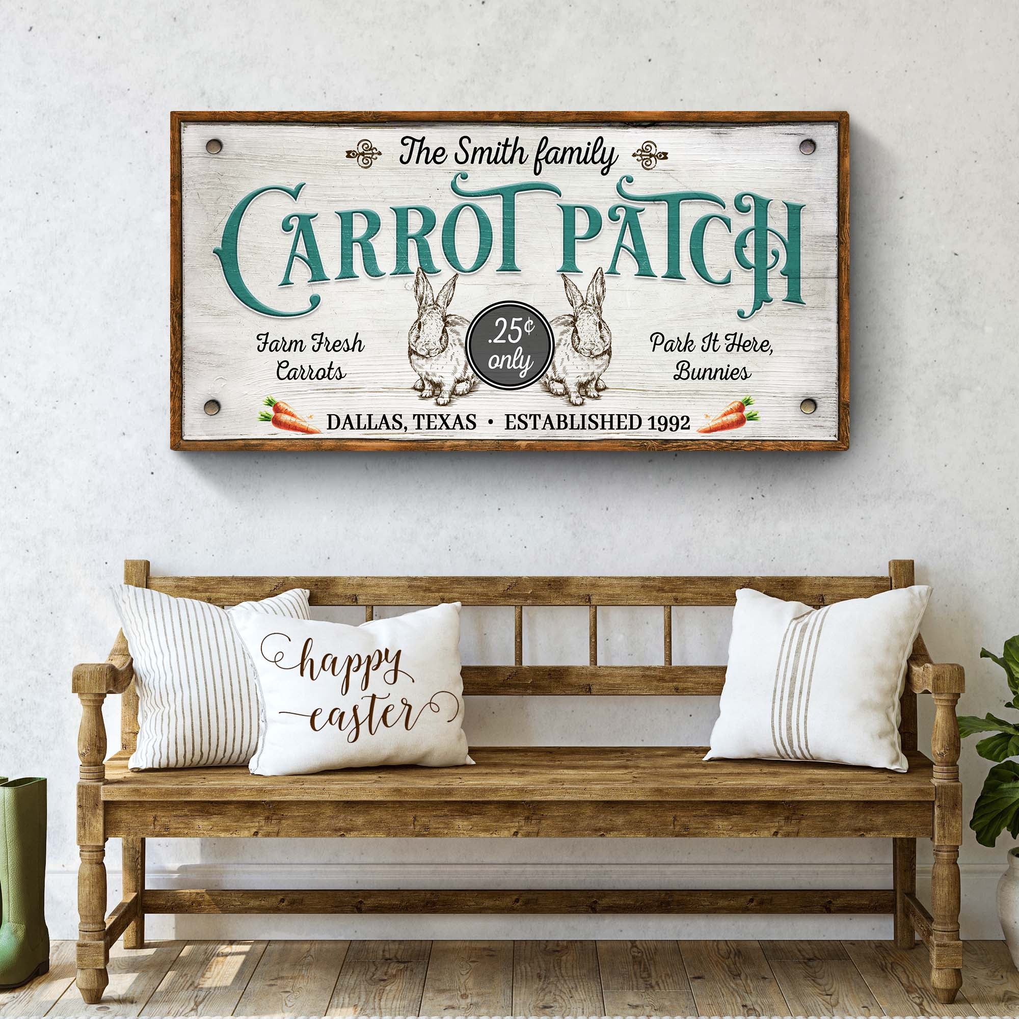Farm Fresh Carrot Patch Sign II on sale at MyriadMart