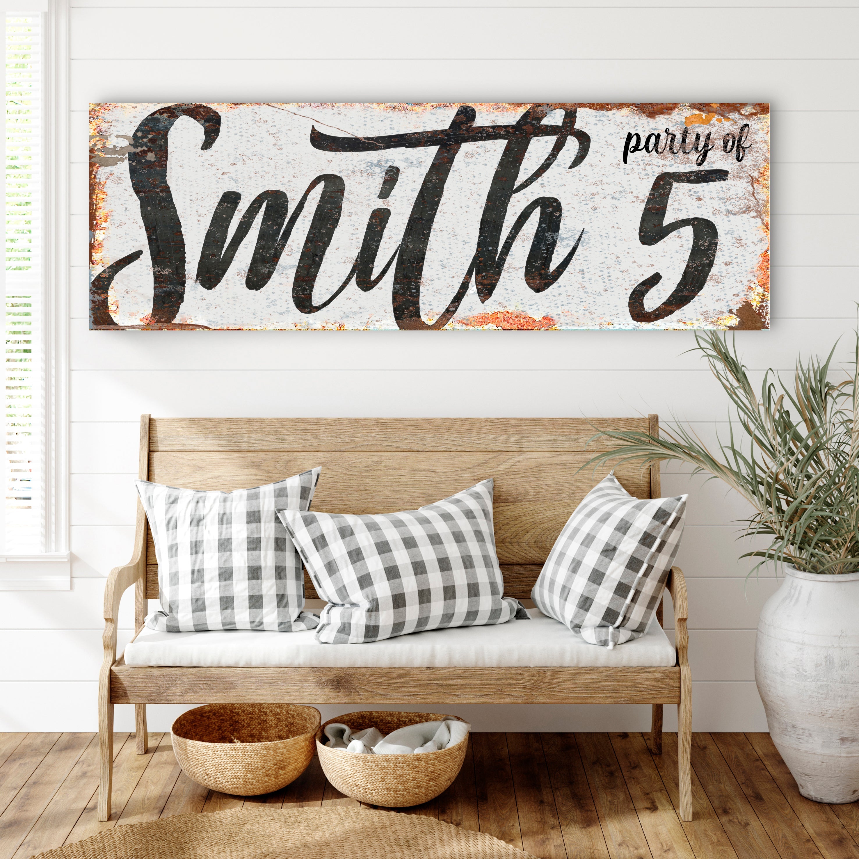 Personalized Party of Family Sign II on sale at MyriadMart