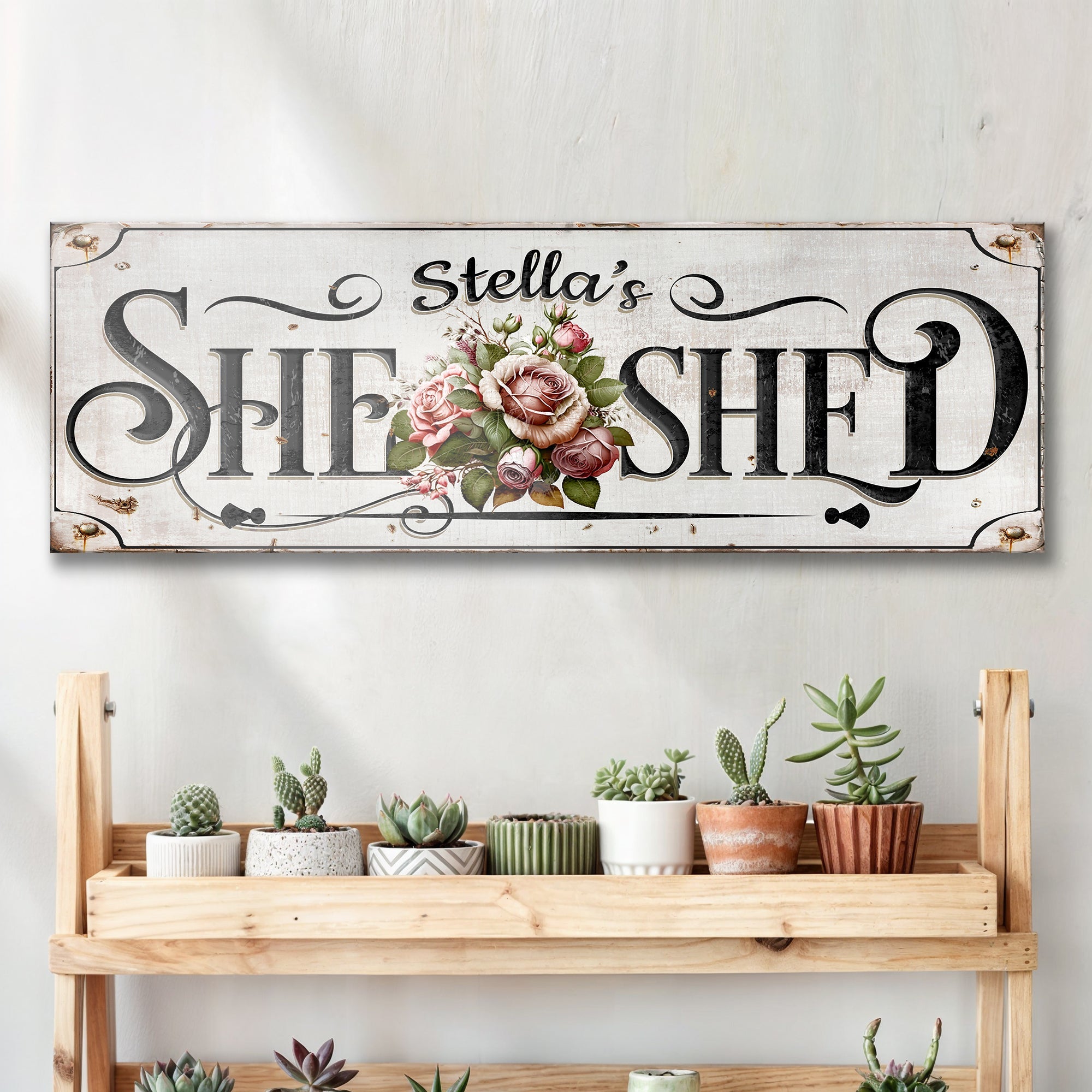 Personalized She Shed Sign on sale at MyriadMart