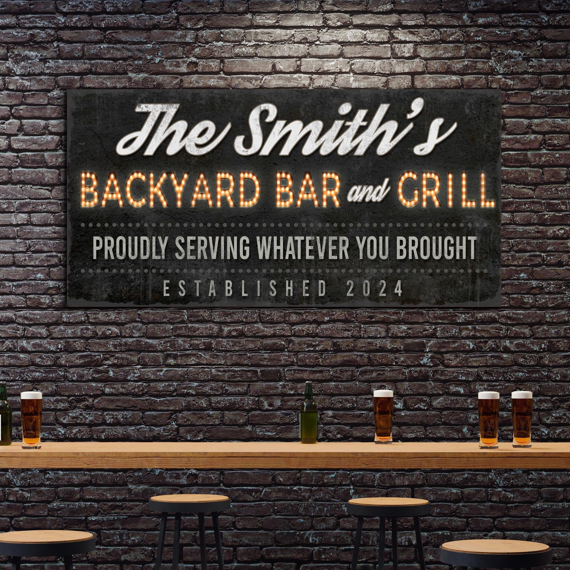 Backyard Bar & Grill Sign XVII on sale at MyriadMart