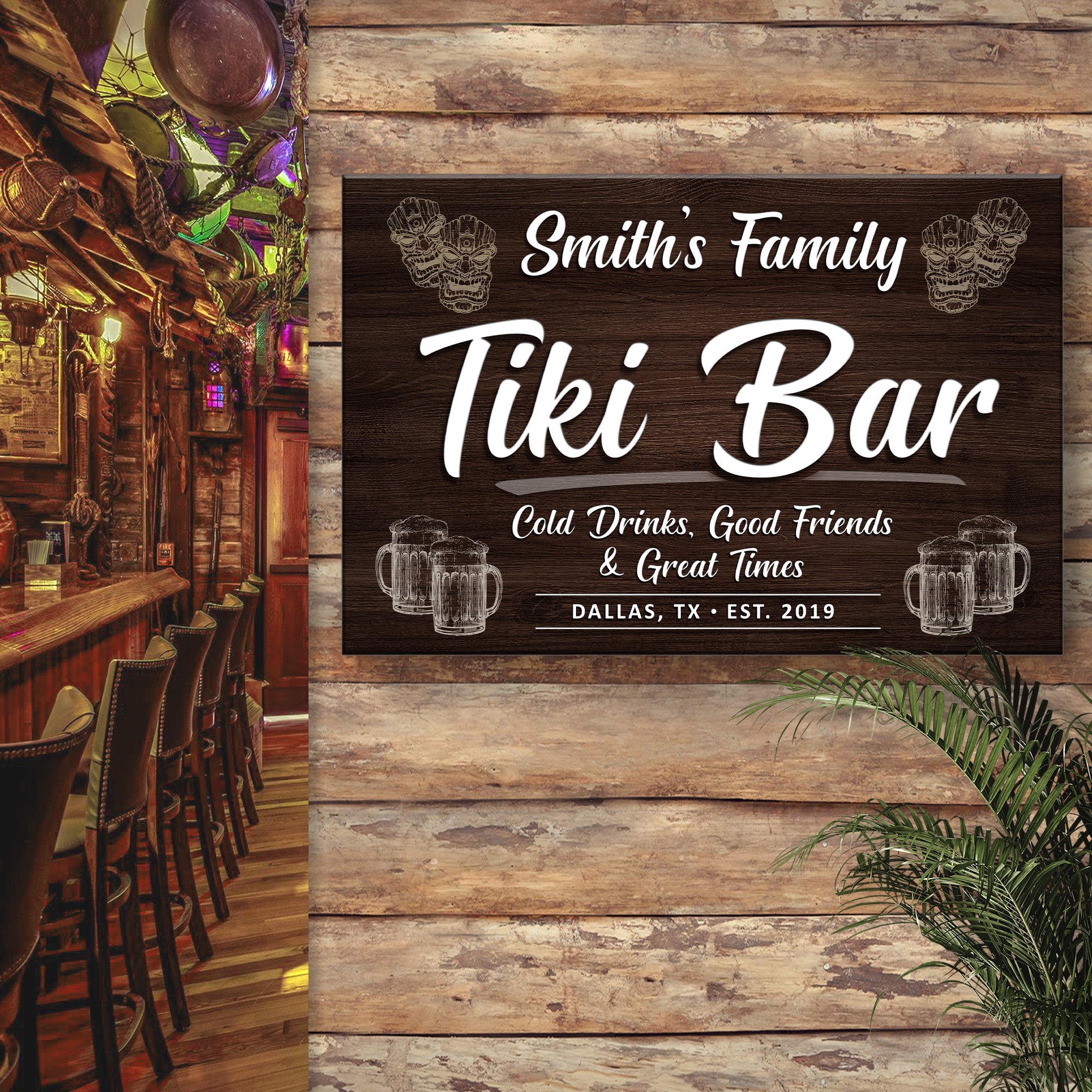 Tiki Bar Sign IV on sale at MyriadMart
